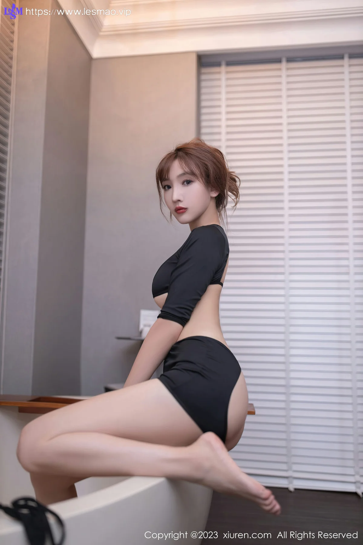 XiuRen 秀人 No.7282  陆萱萱 黑色情趣服饰泰国旅拍111 - 19