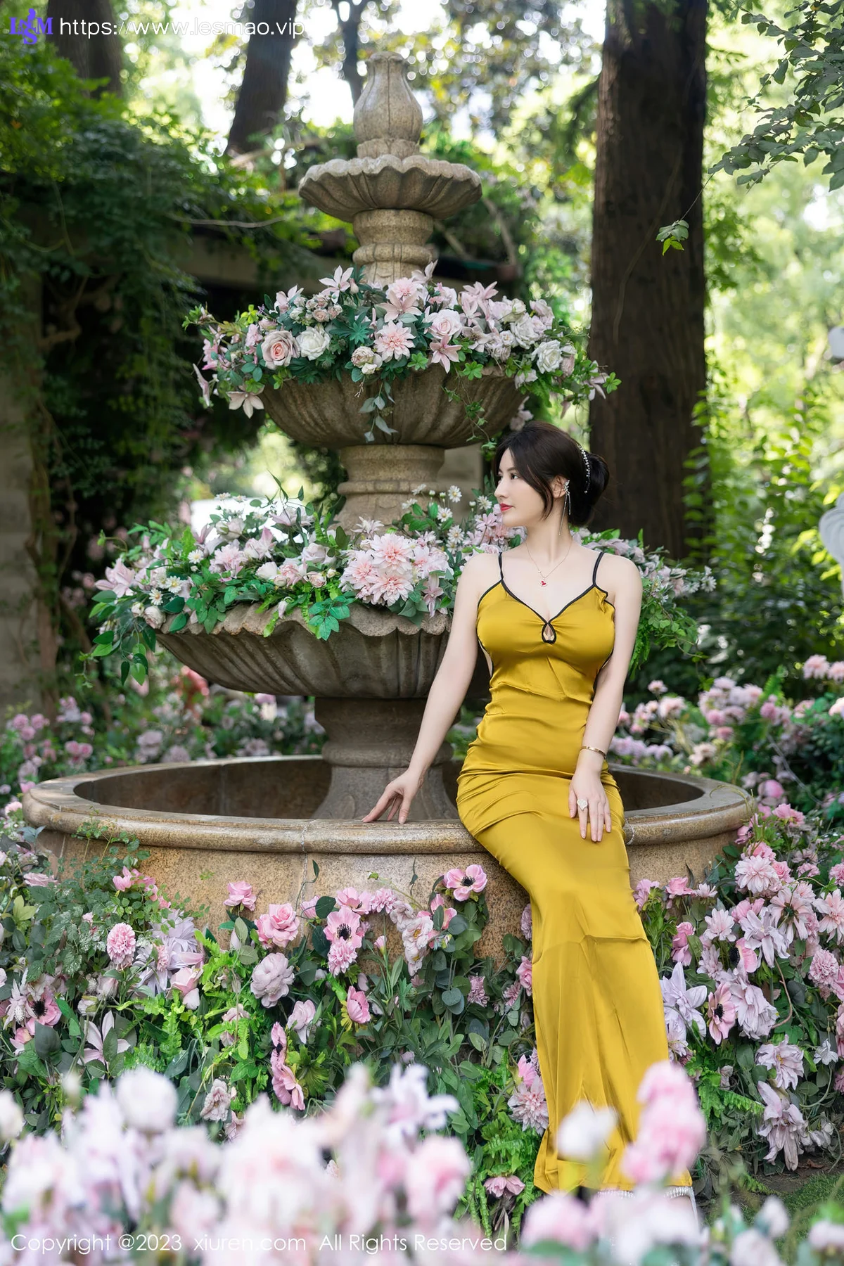 XiuRen 秀人 No.7302  诗诗kiki 吊带长裙性感写真33 - 31
