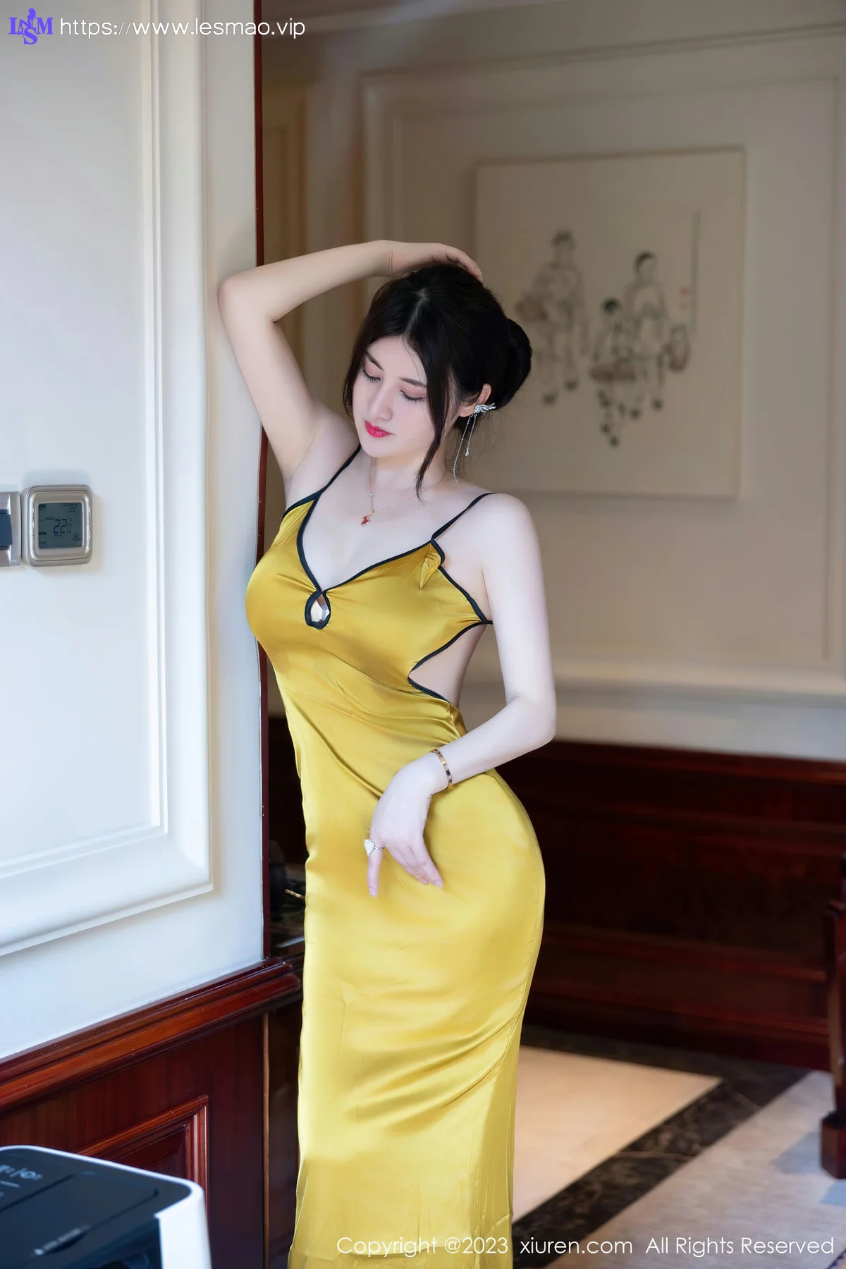 XiuRen 秀人 No.7302  诗诗kiki 吊带长裙性感写真33 - 55