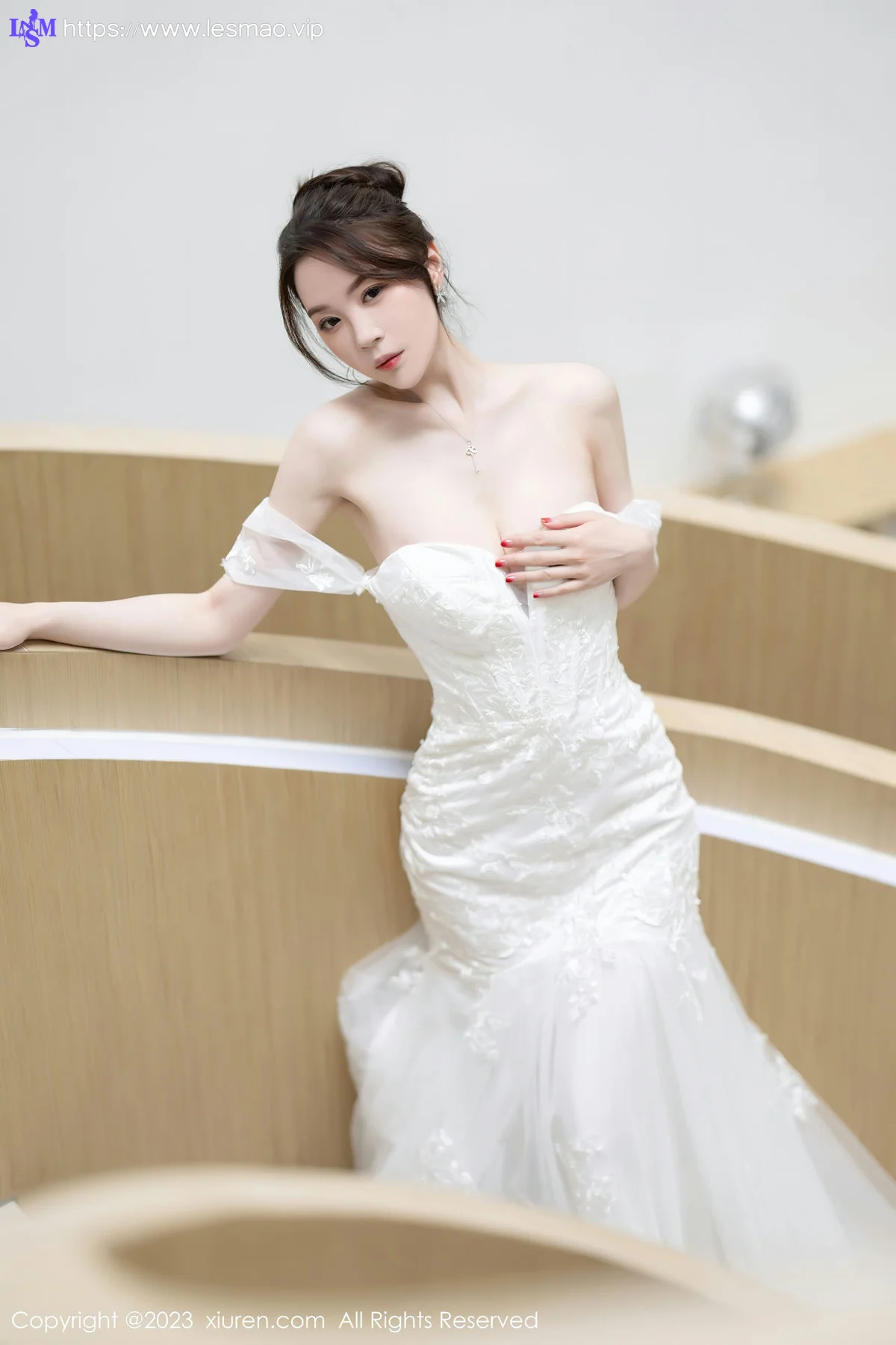 XiuRen 秀人 No.7310  梦心玥 白色婚纱服饰安吉旅拍1 - 22