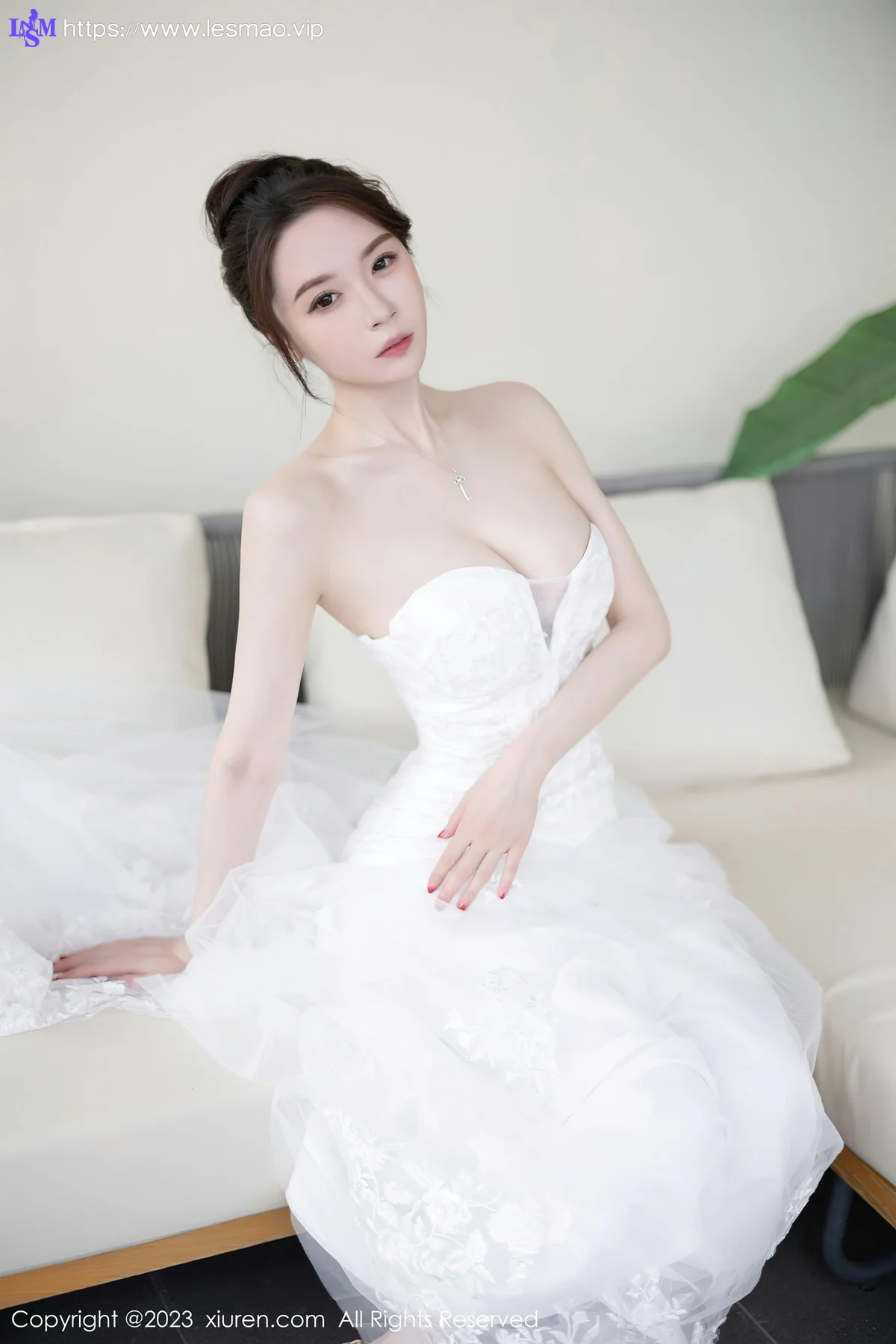 XiuRen 秀人 No.7310  梦心玥 白色婚纱服饰安吉旅拍1 - 28