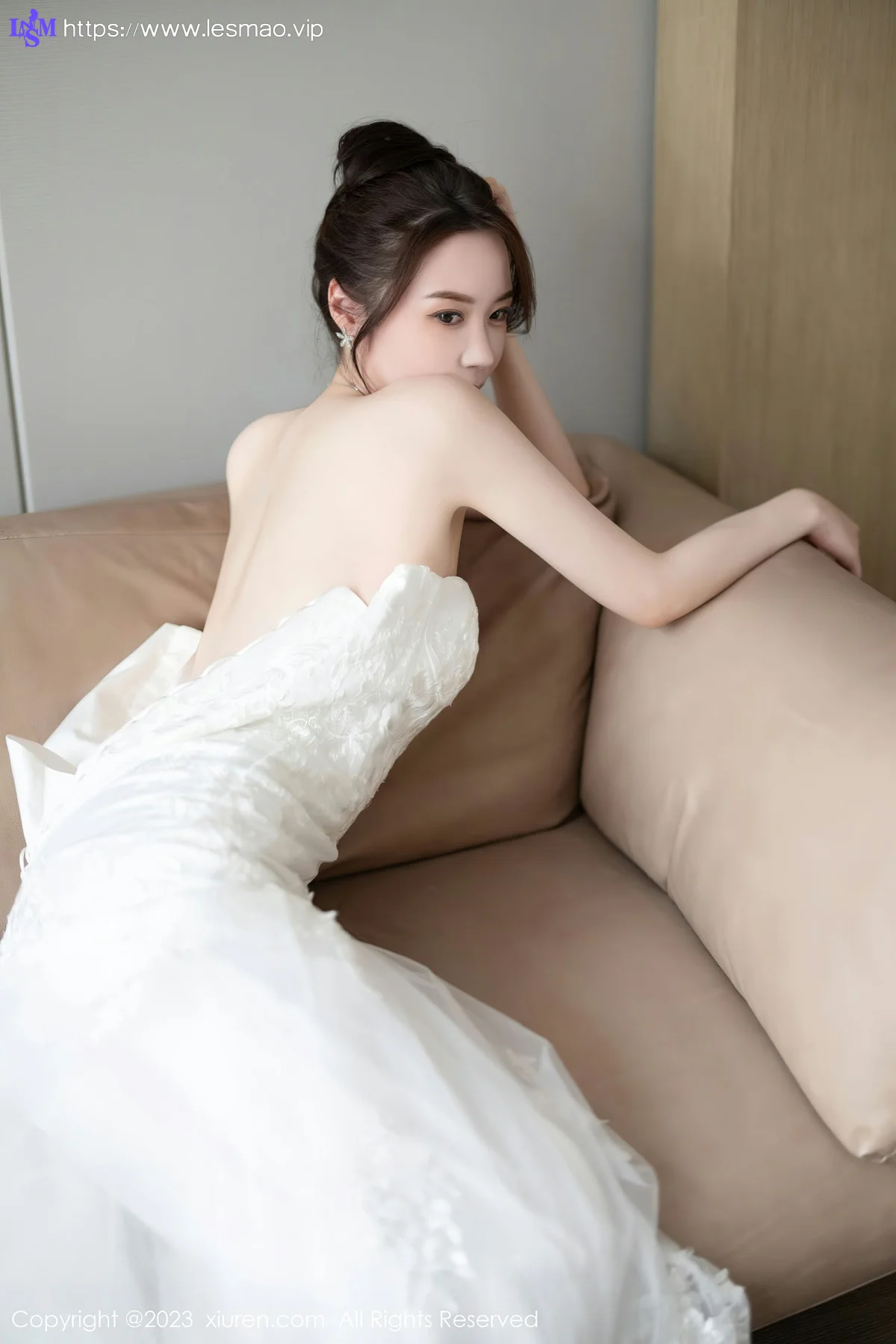 XiuRen 秀人 No.7310  梦心玥 白色婚纱服饰安吉旅拍1 - 33