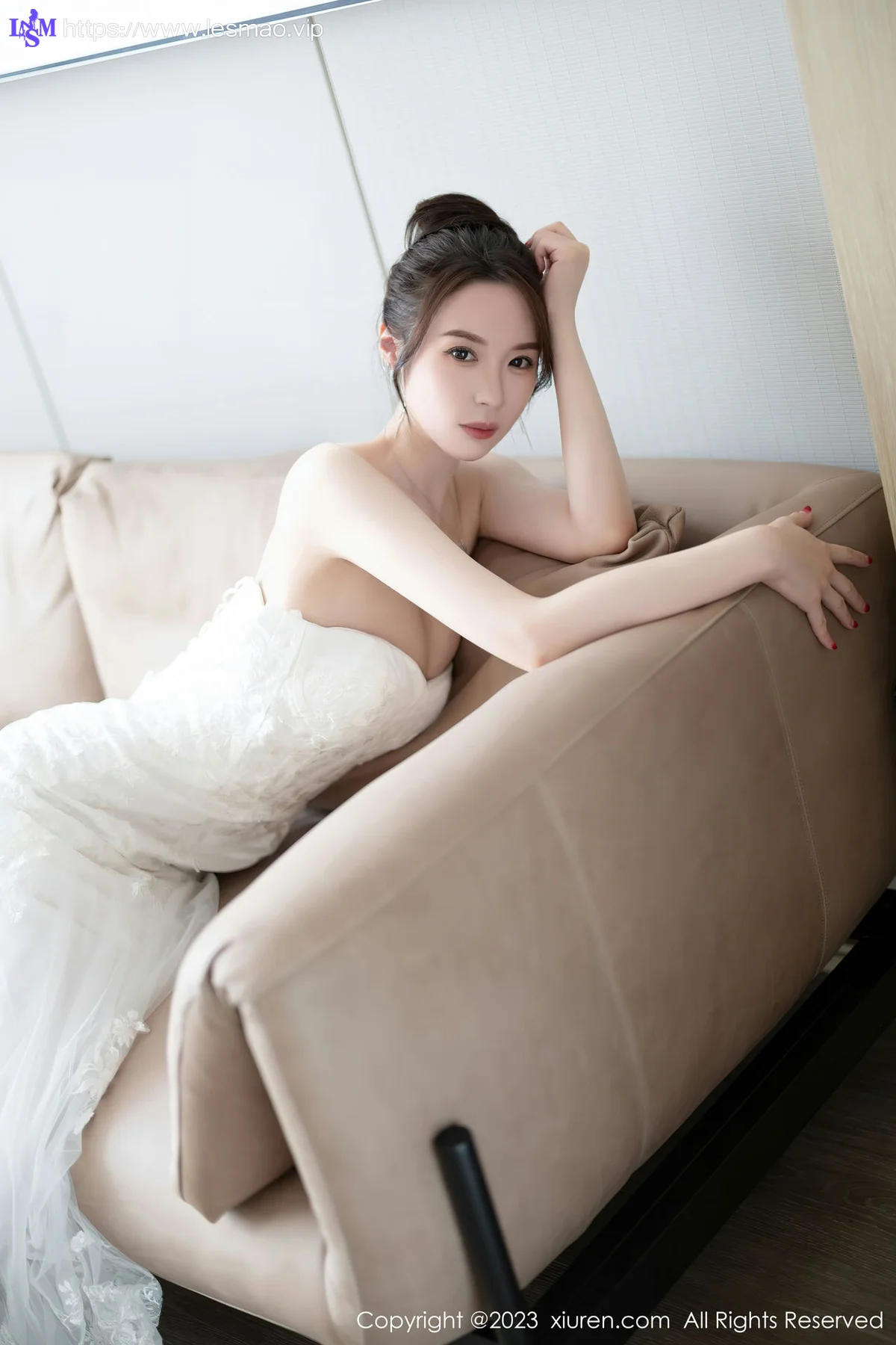 XiuRen 秀人 No.7310  梦心玥 白色婚纱服饰安吉旅拍1 - 34
