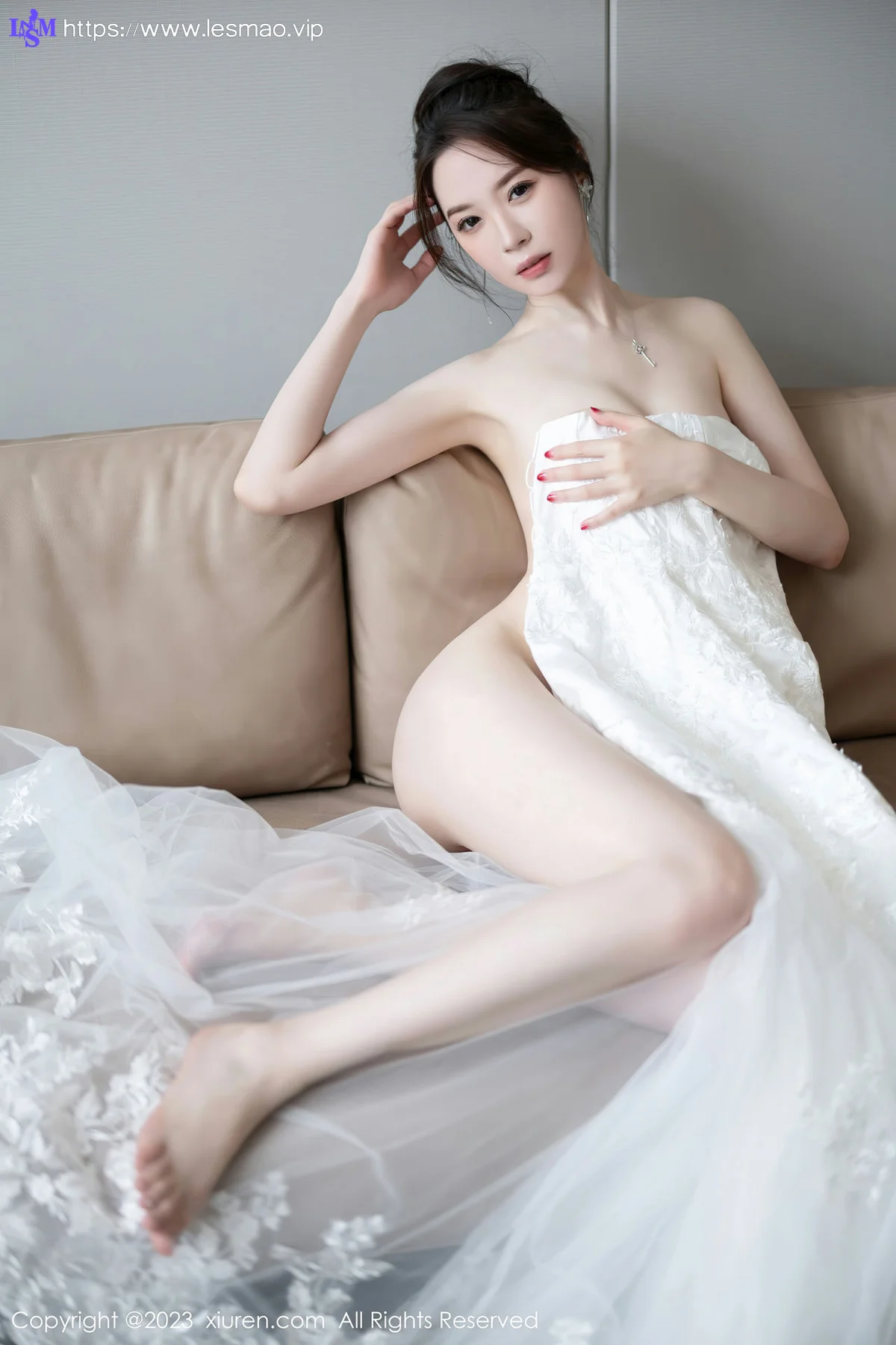 XiuRen 秀人 No.7310  梦心玥 白色婚纱服饰安吉旅拍1 - 43