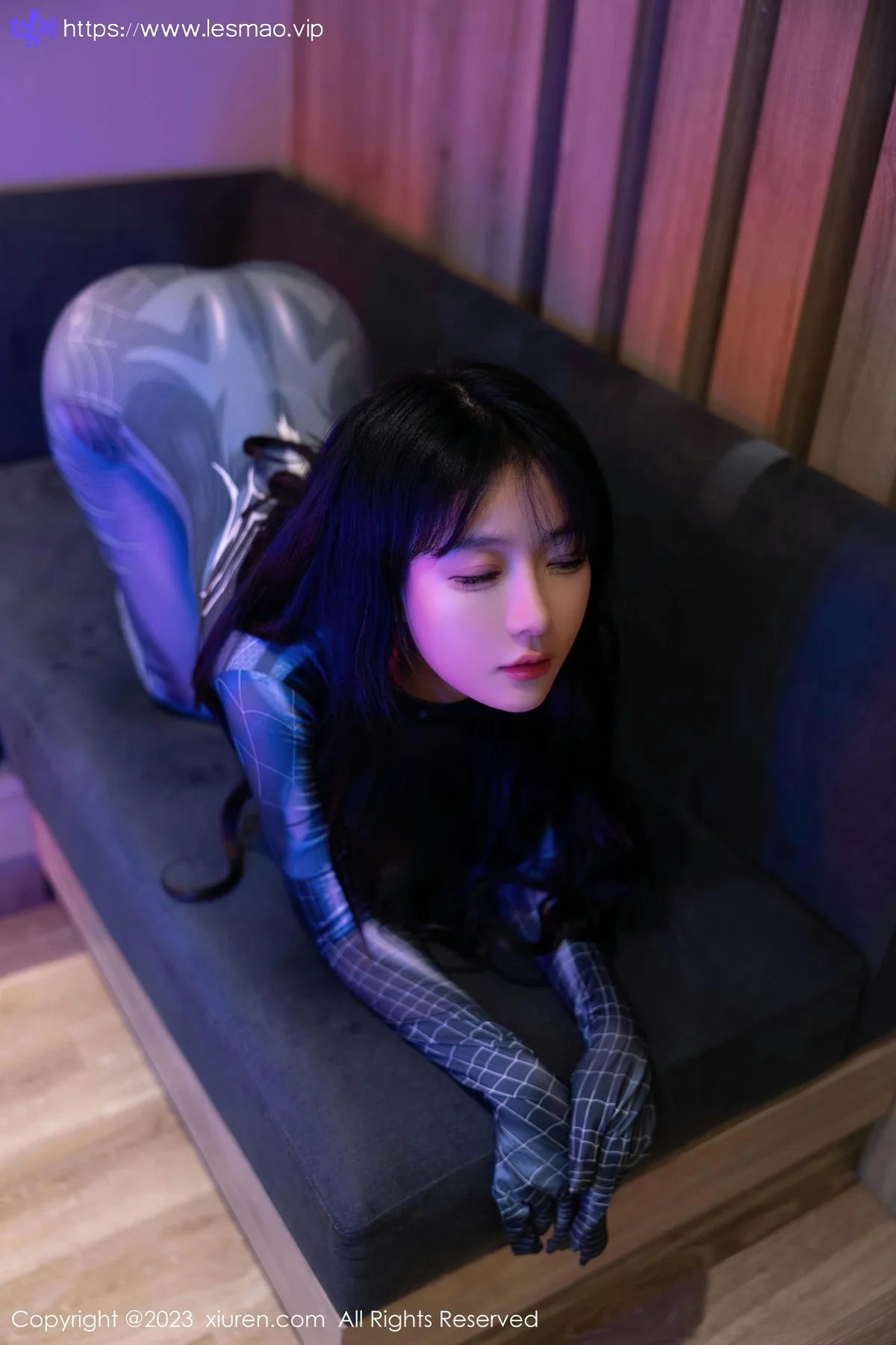 XiuRen 秀人 No.7326  幼幼 灰色蜘蛛侠性感写真11 - 20