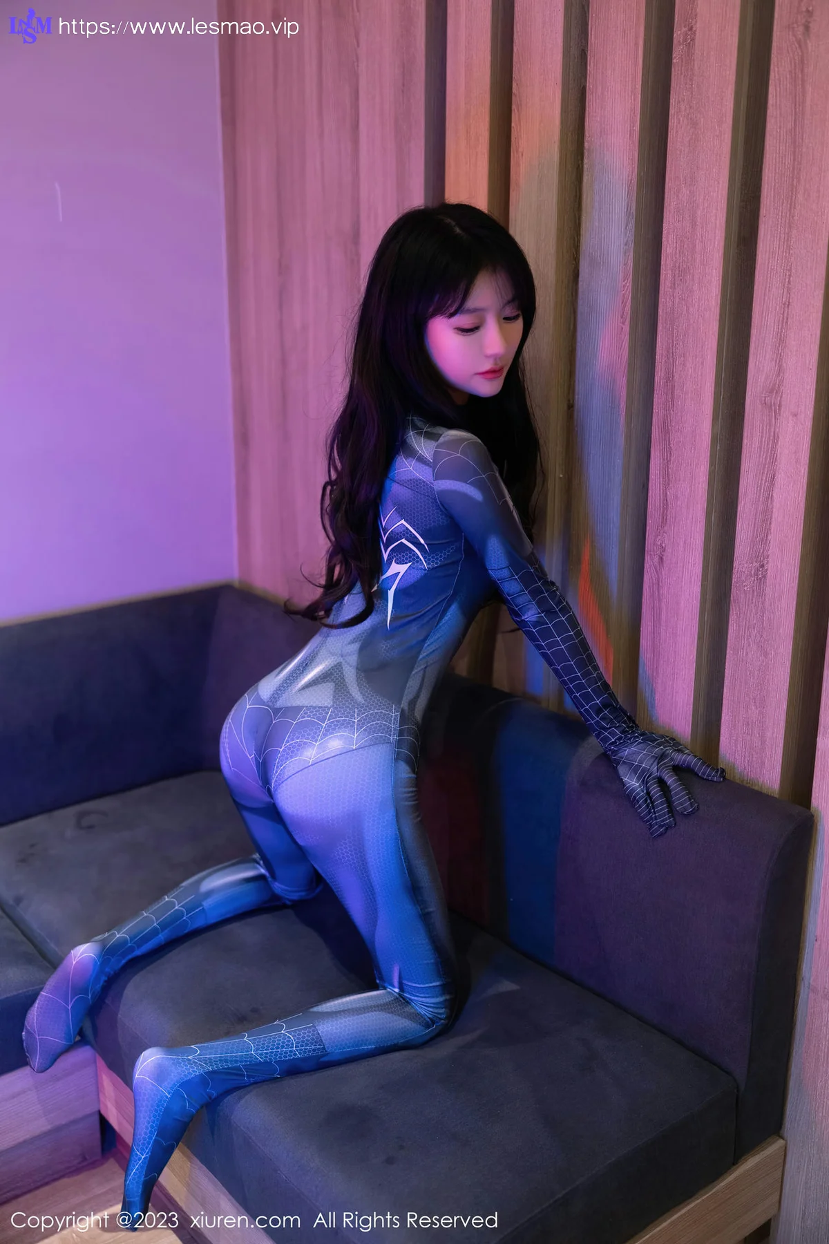 XiuRen 秀人 No.7326  幼幼 灰色蜘蛛侠性感写真11 - 22