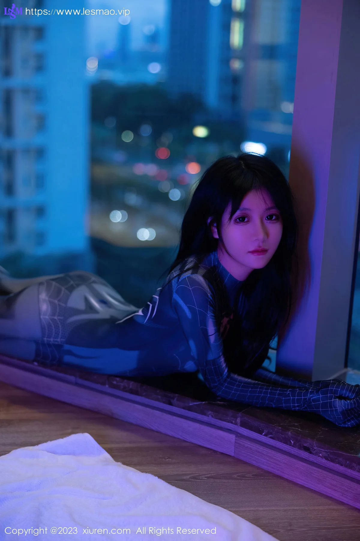 XiuRen 秀人 No.7326  幼幼 灰色蜘蛛侠性感写真11 - 48