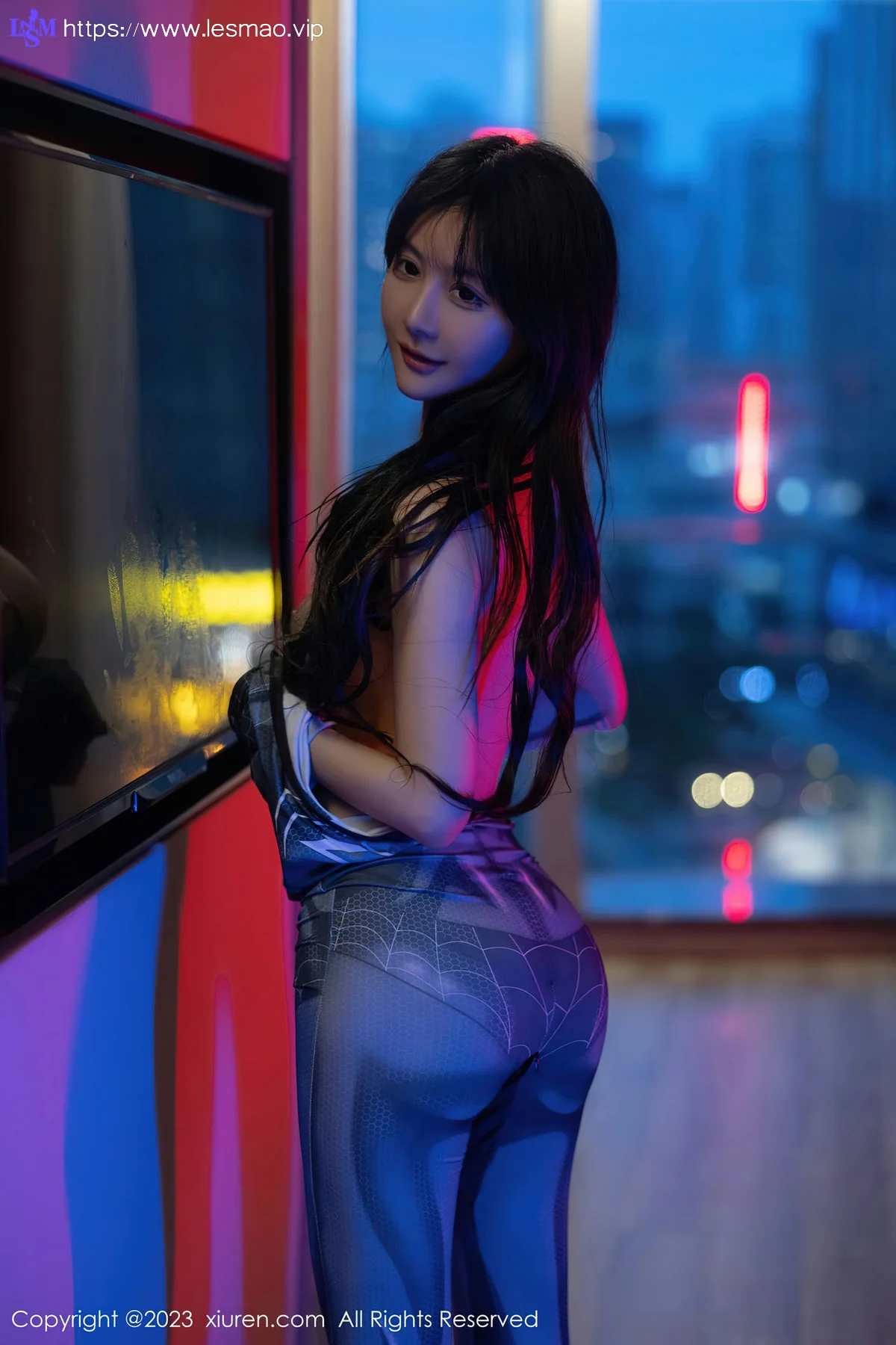 XiuRen 秀人 No.7326  幼幼 灰色蜘蛛侠性感写真11 - 56