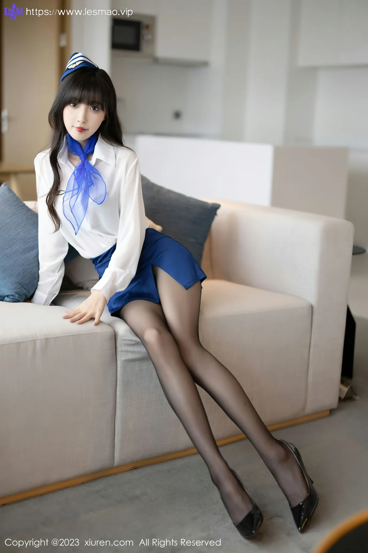 XiuRen 秀人 No.7347  林星阑 空姐制服安吉旅拍11 - 11