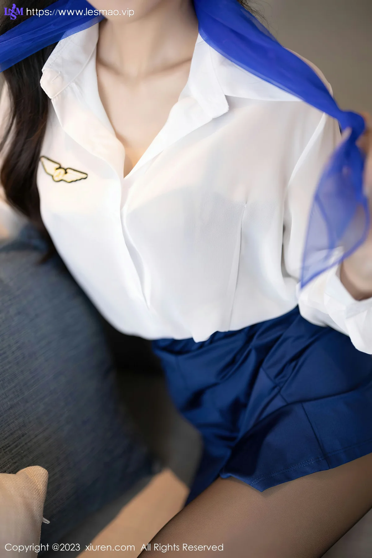 XiuRen 秀人 No.7347  林星阑 空姐制服安吉旅拍11 - 26
