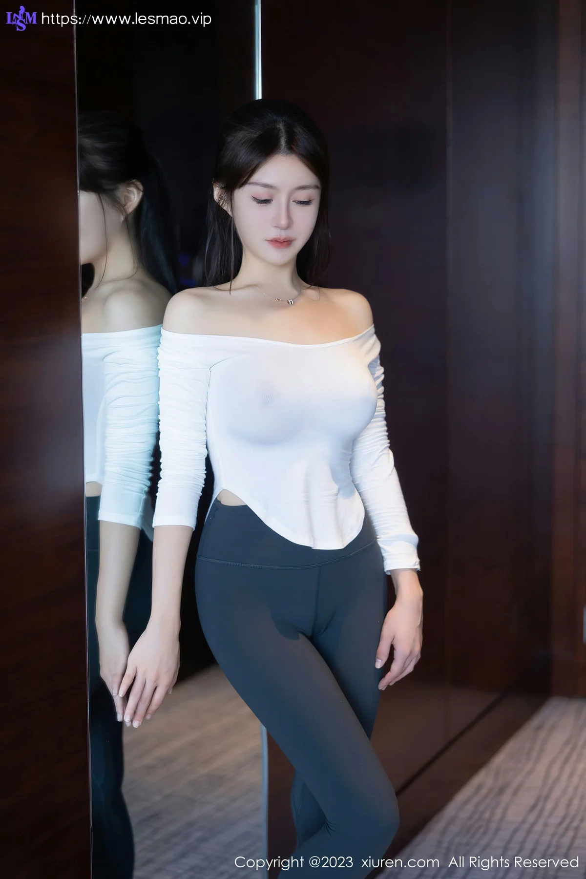 XiuRen 秀人 No.7370  唐宁宁 灰色瑜伽裤第二套写真1 - 14