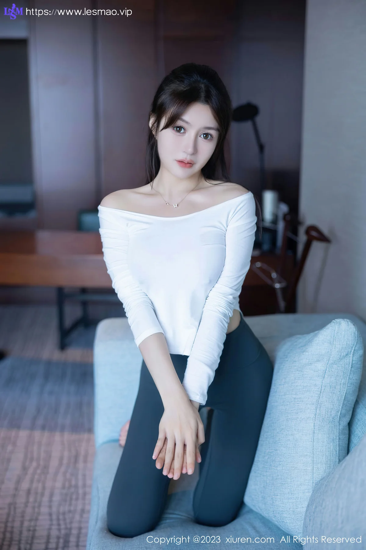 XiuRen 秀人 No.7370  唐宁宁 灰色瑜伽裤第二套写真1 - 21