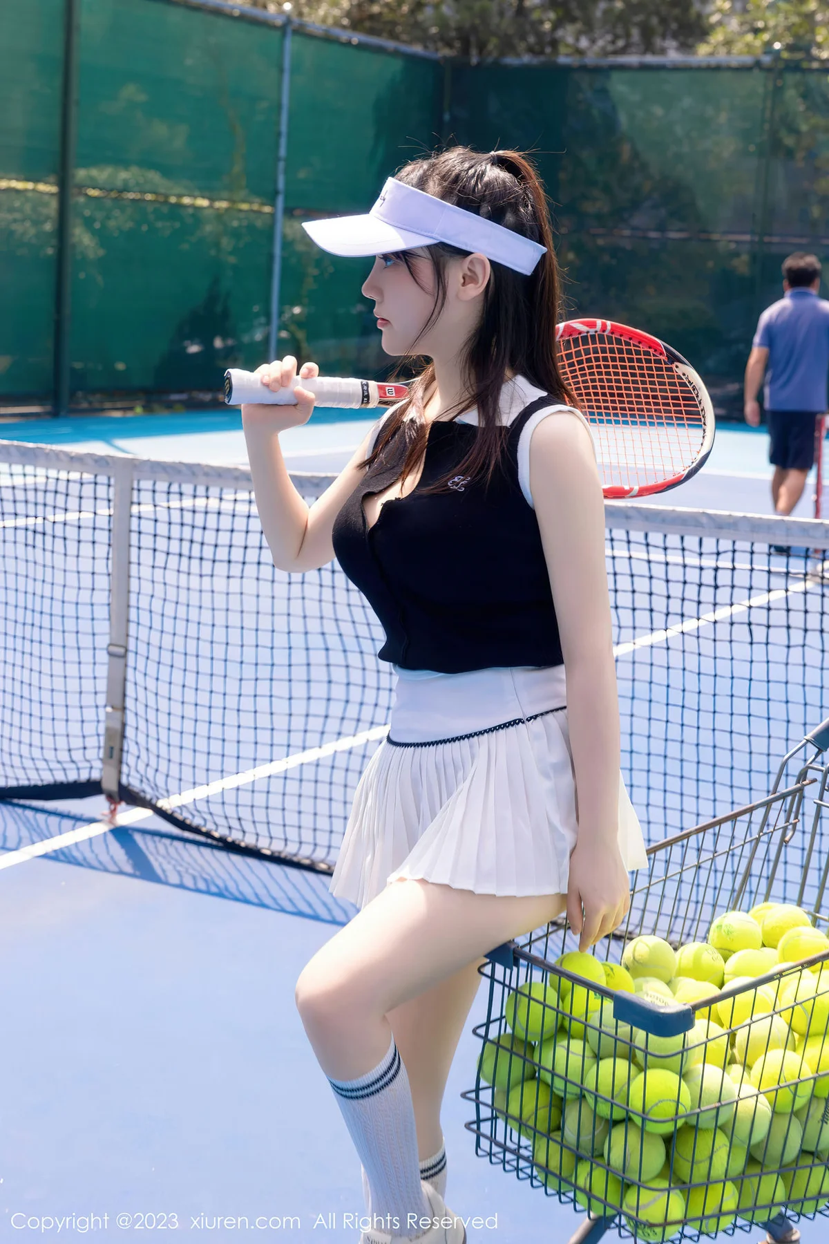 XiuRen 秀人 No.7467  豆瓣酱 网球服运动服性感写真2 - 62