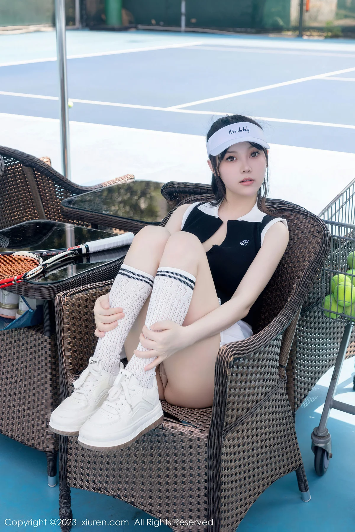 XiuRen 秀人 No.7467  豆瓣酱 网球服运动服性感写真2 - 64