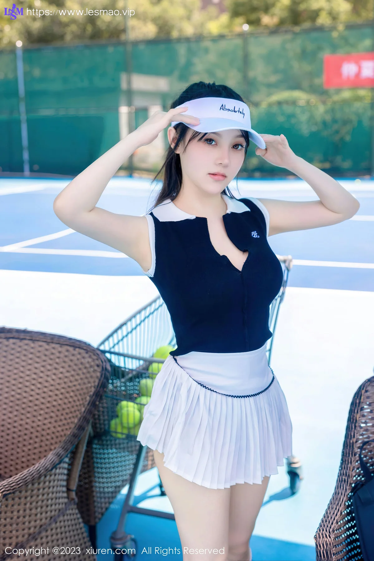 XiuRen 秀人 No.7467  豆瓣酱 网球服运动服性感写真2 - 75