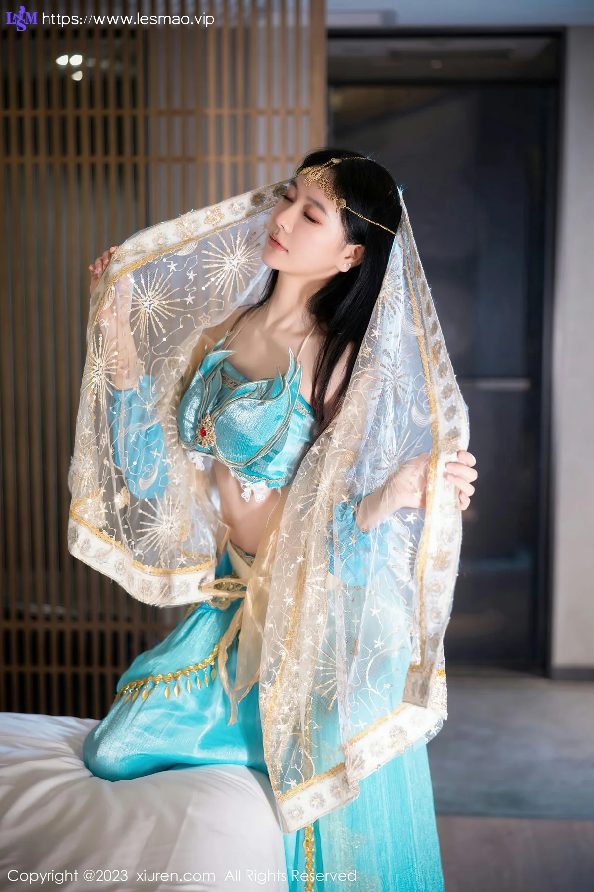 XiuRen 秀人 No.7469  幼幼 蓝色西域舞娘性感写真22 - 13