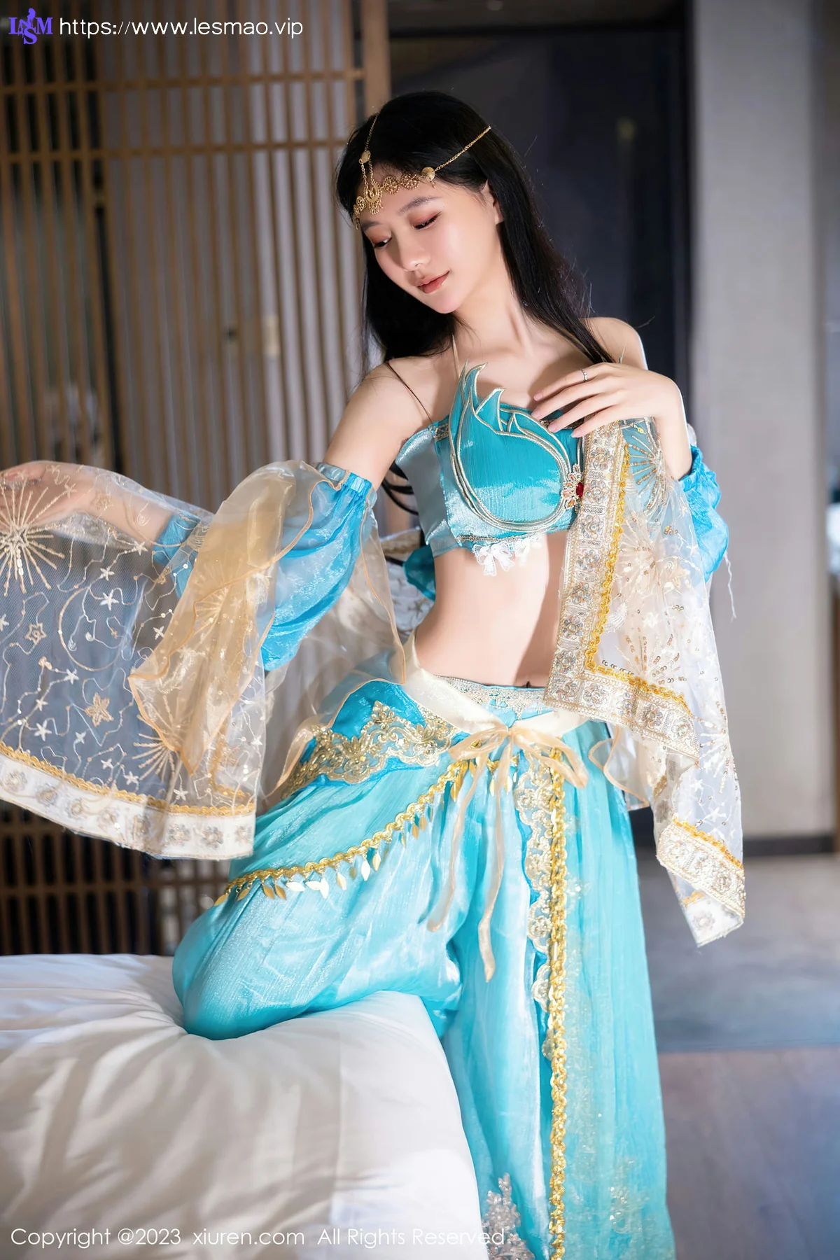XiuRen 秀人 No.7469  幼幼 蓝色西域舞娘性感写真22 - 15