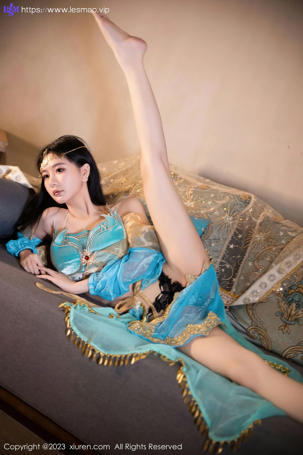 XiuRen 秀人 No.7469  幼幼 蓝色西域舞娘性感写真22 - 44