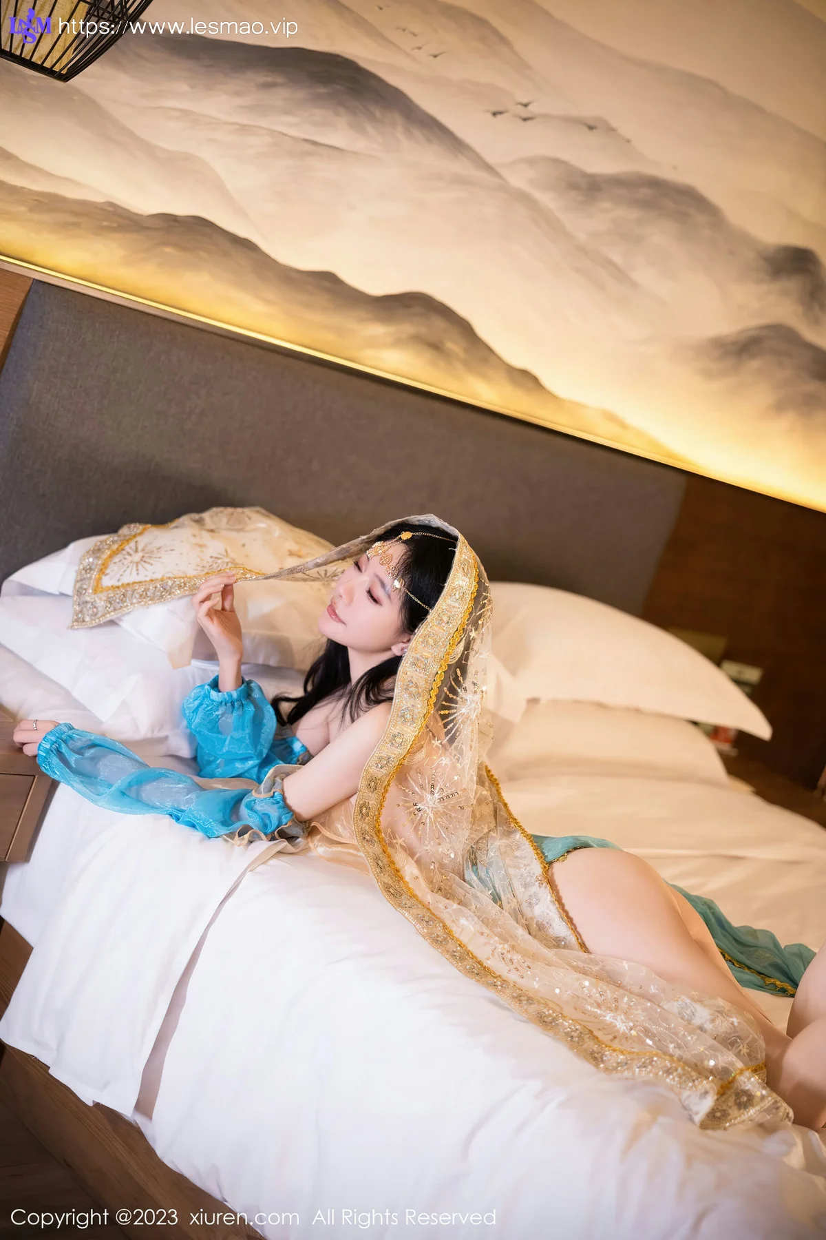 XiuRen 秀人 No.7469  幼幼 蓝色西域舞娘性感写真22 - 72