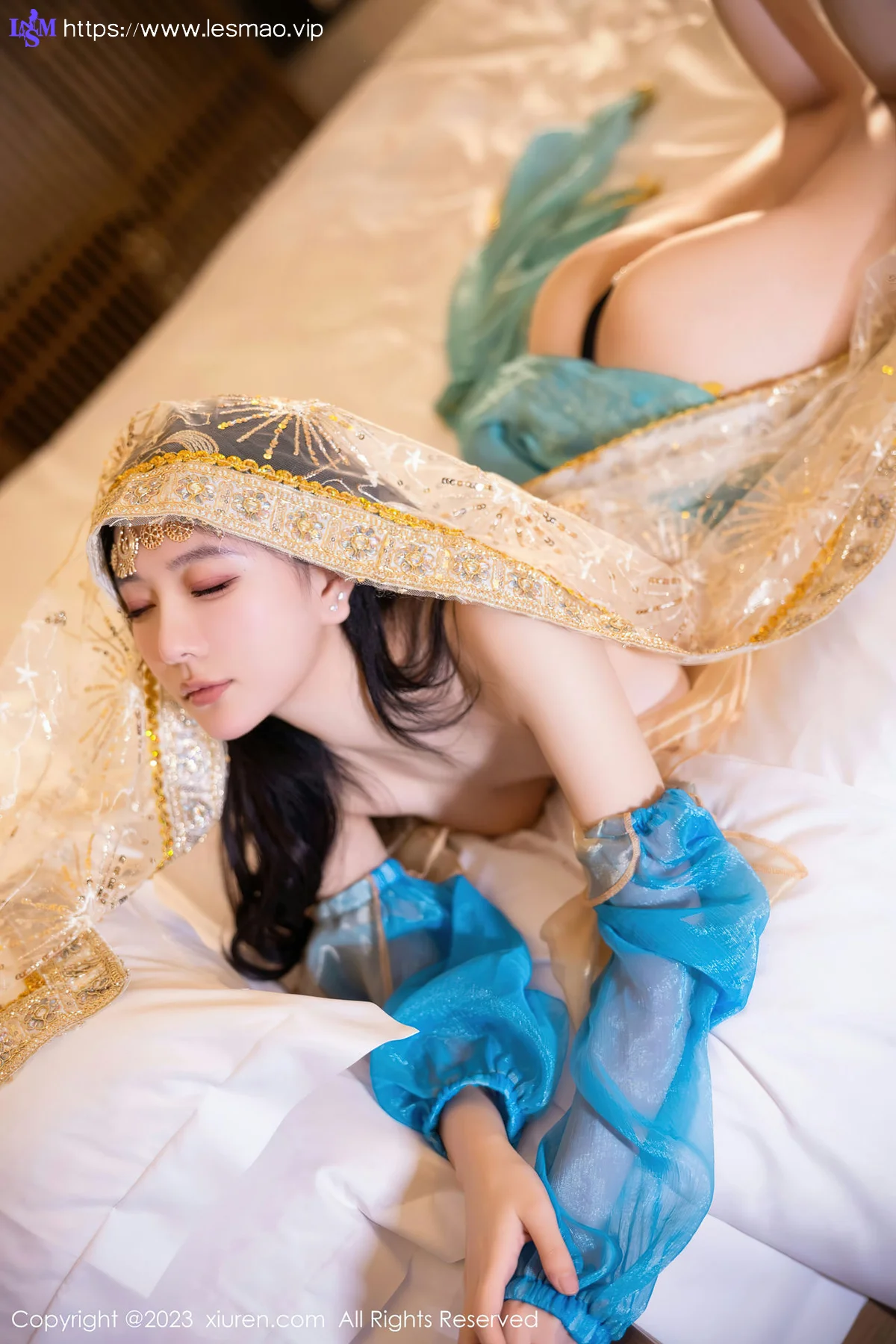 XiuRen 秀人 No.7469  幼幼 蓝色西域舞娘性感写真22 - 76