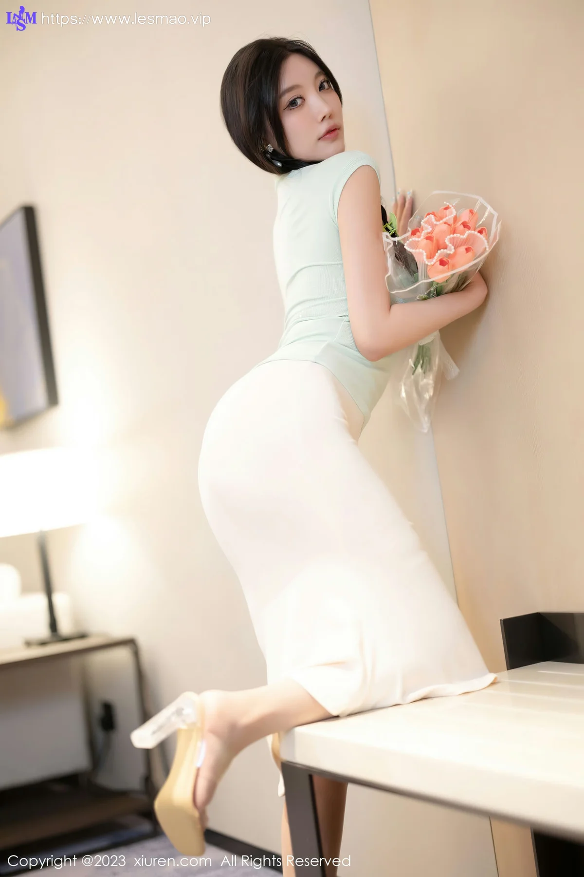 XiuRen 秀人 No.7481  杨晨晨Yome 白色蕾丝内衣性感写真22 - 16