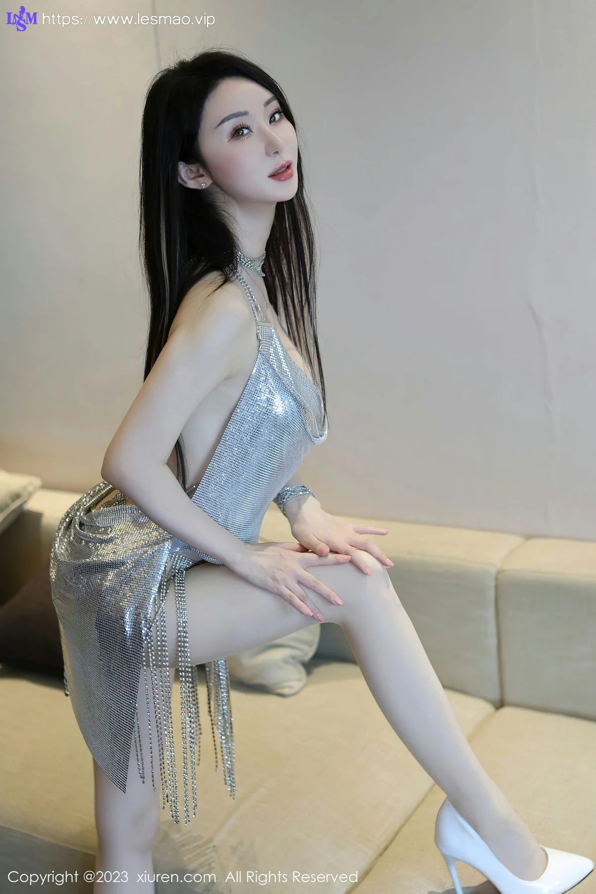 XiuRen 秀人 No.7483 田兮白 首套写真极致美腿1 - 47