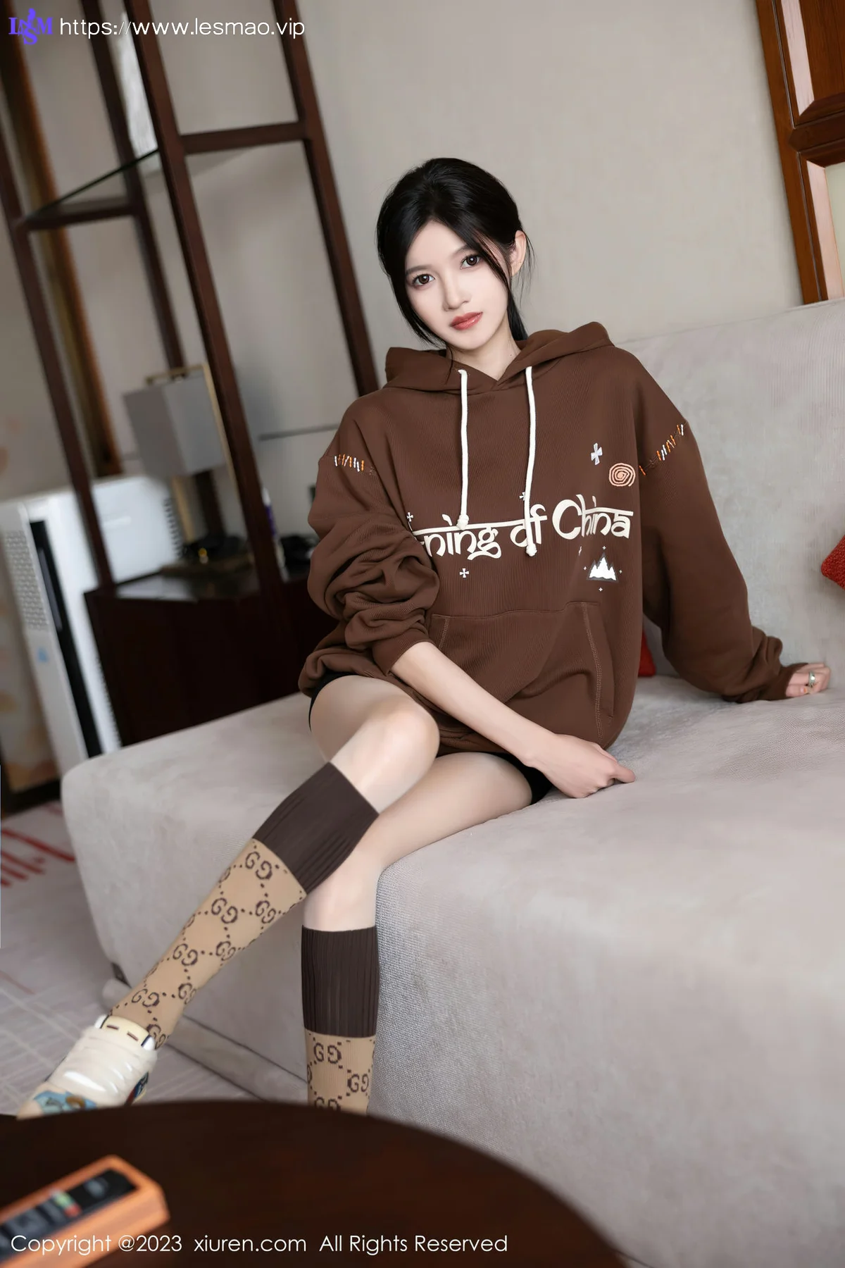 XiuRen 秀人 No.7488  程程程- 咖啡色卫衣性感写真1 - 20