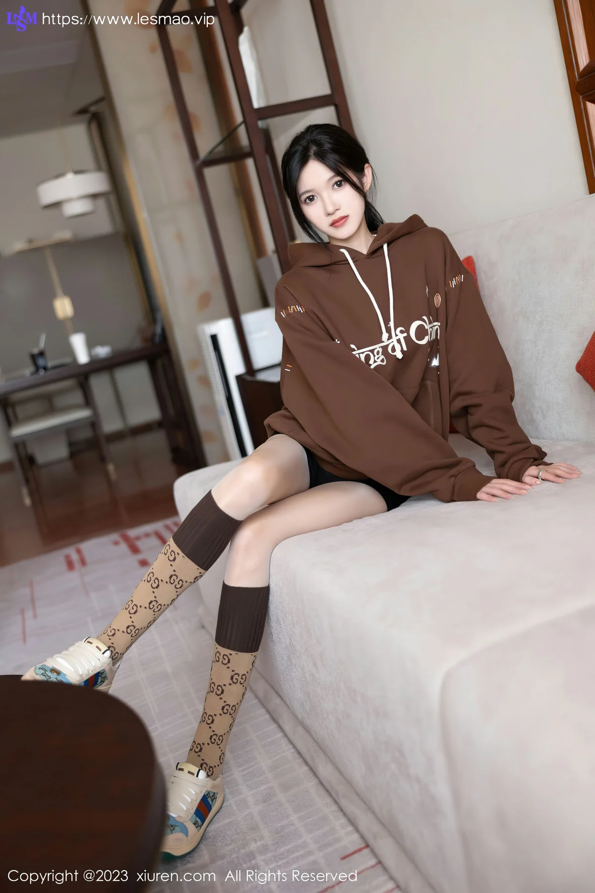 XiuRen 秀人 No.7488  程程程- 咖啡色卫衣性感写真1 - 21