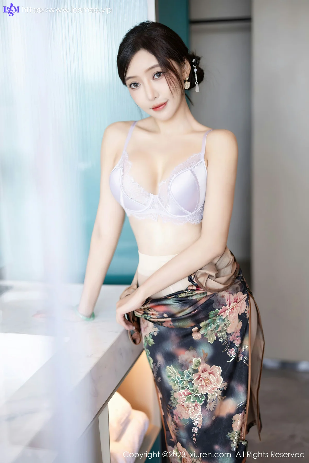 XiuRen 秀人 No.7495  王馨瑶yanni 花纹旗袍安吉旅拍2 - 44