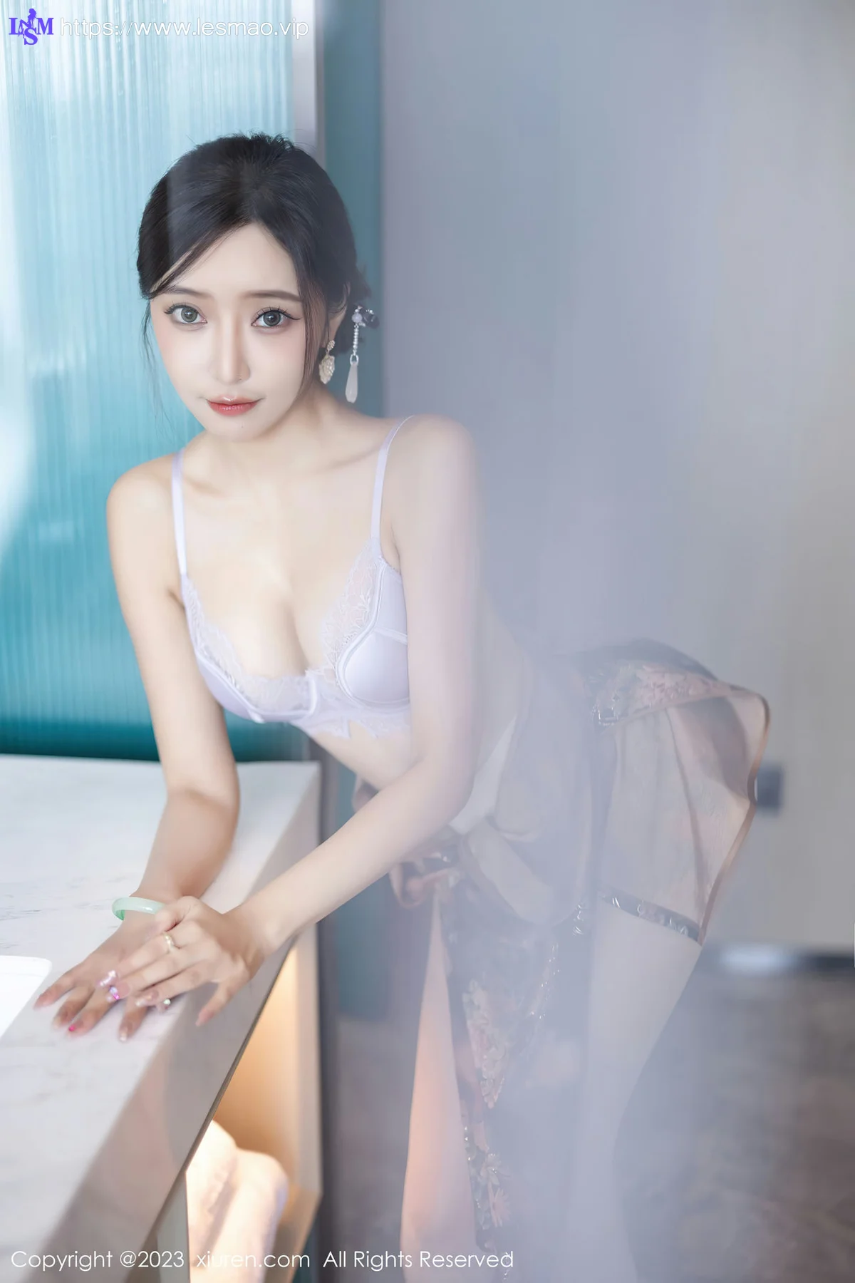 XiuRen 秀人 No.7495  王馨瑶yanni 花纹旗袍安吉旅拍2 - 49