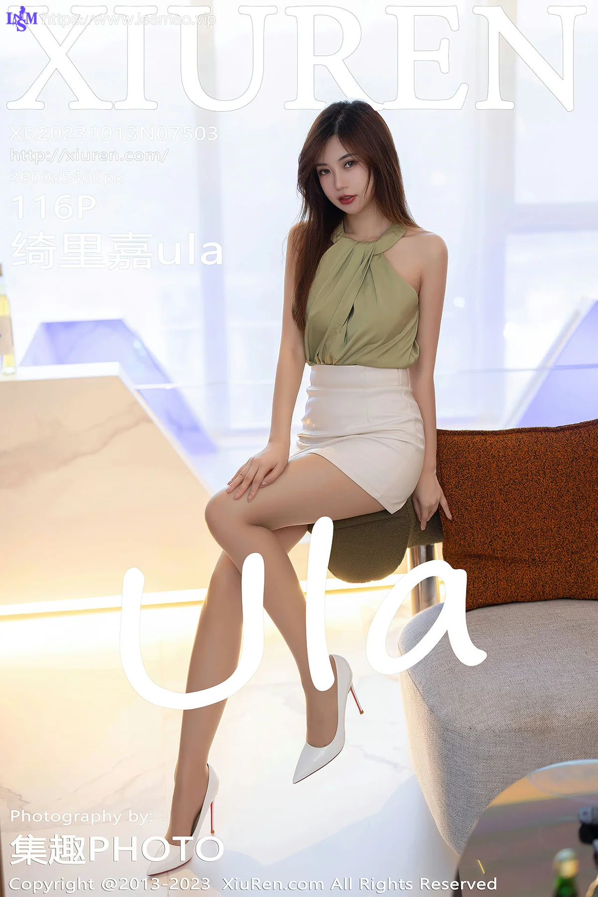 XiuRen 秀人 No.7503  绮里嘉ula 黑色情趣内衣性感写真1 - 117