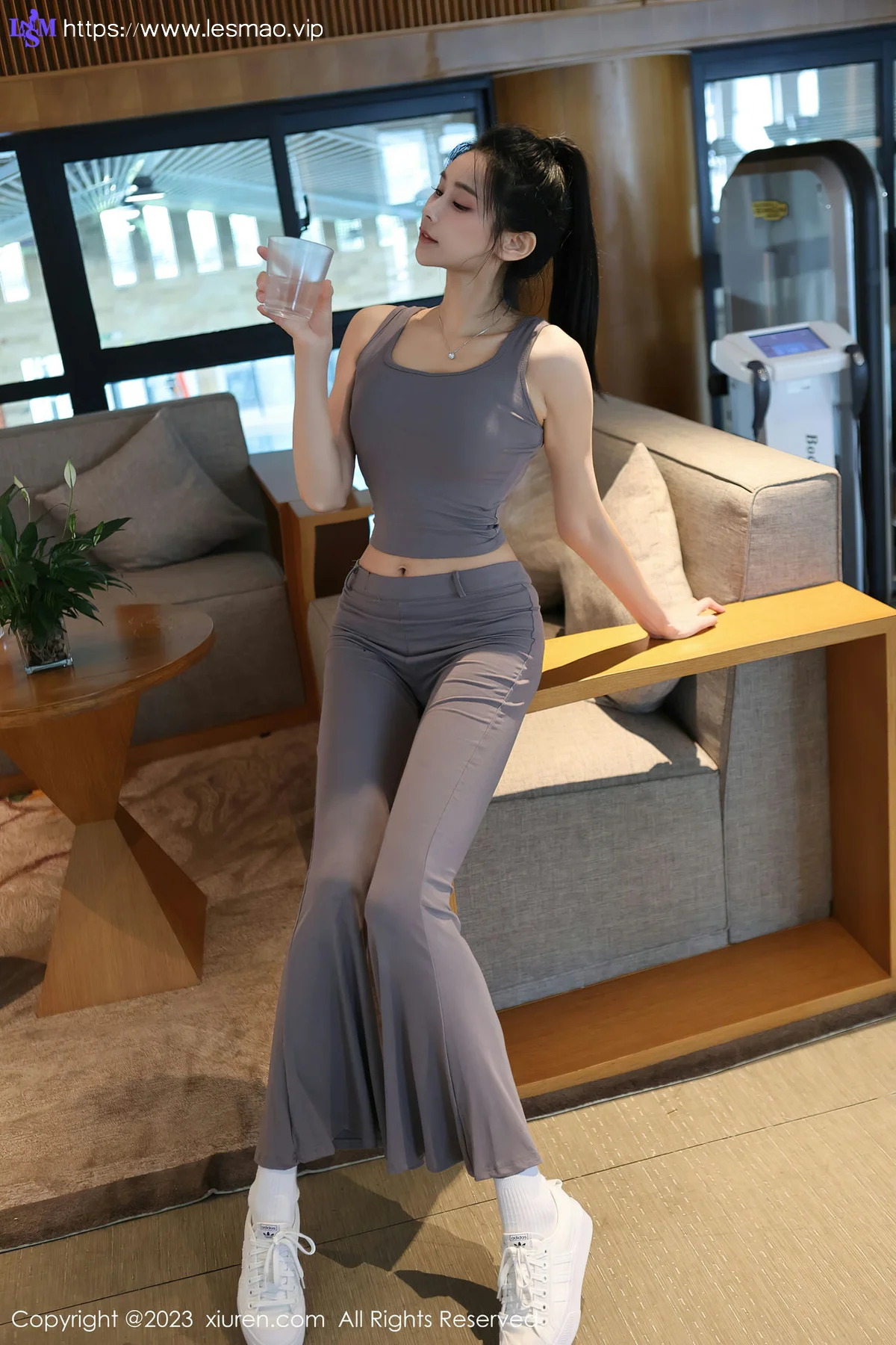 XiuRen 秀人 No.7512  草莓mm 灰色运动服饰性感写真33 - 11