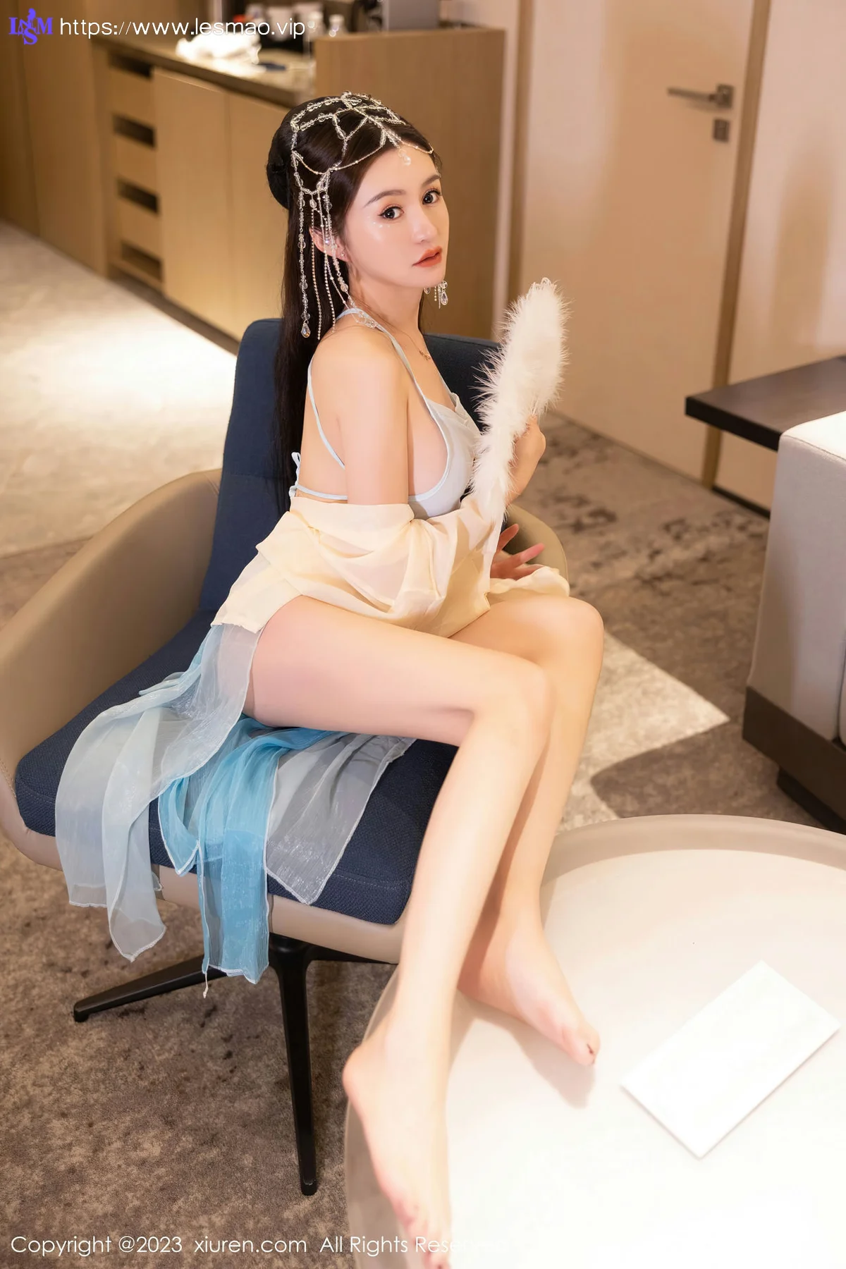 XiuRen 秀人 No.7514  唐宁宁 浅色古装性感写真22 - 15