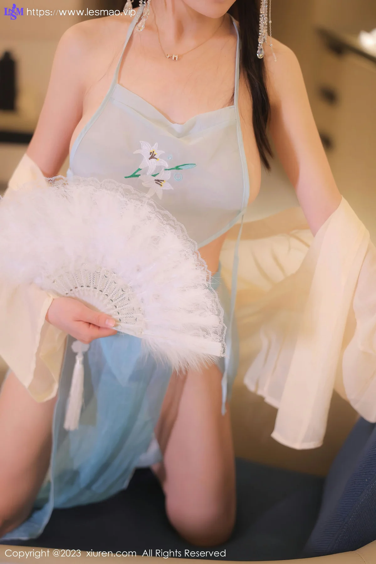 XiuRen 秀人 No.7514  唐宁宁 浅色古装性感写真22 - 24