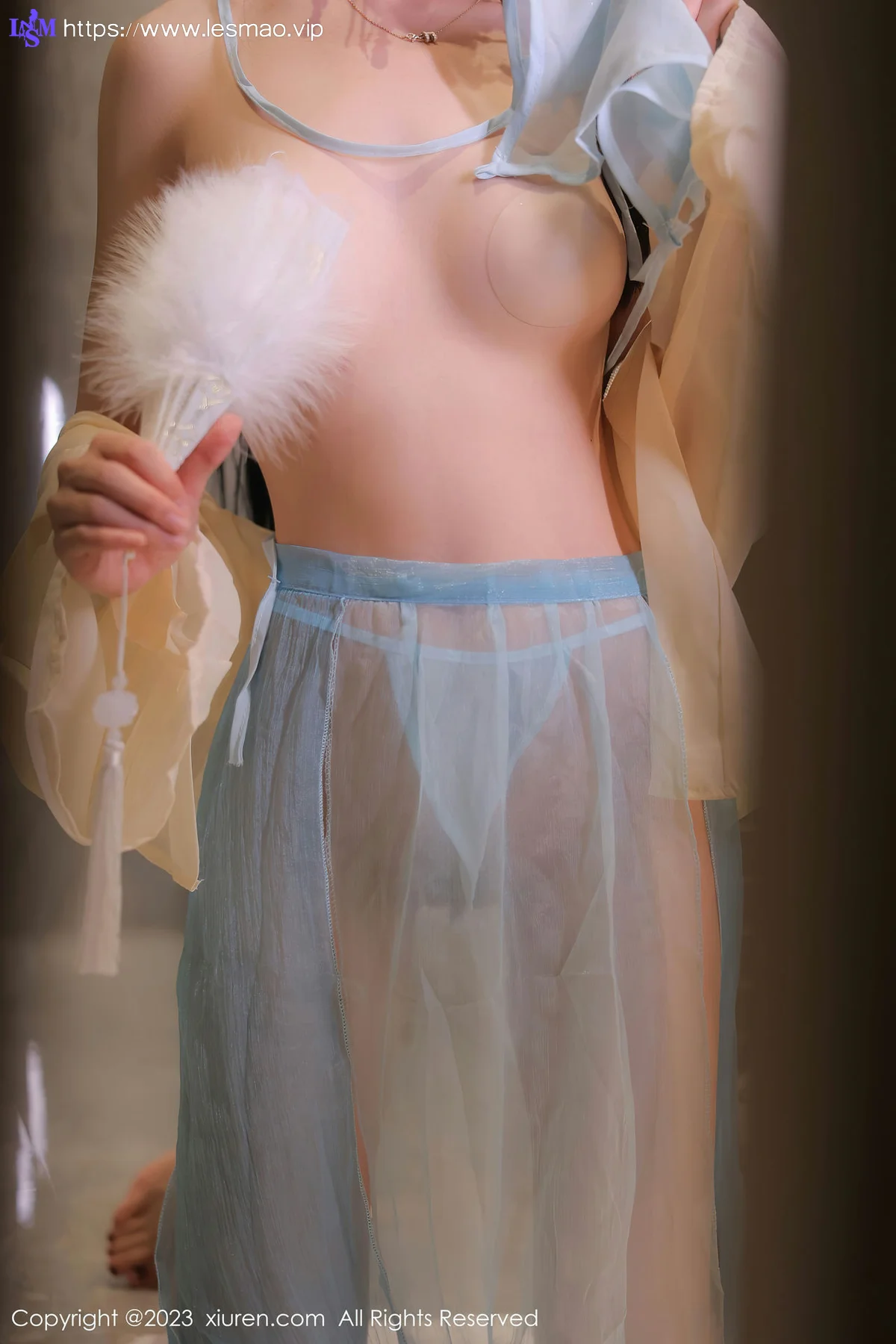 XiuRen 秀人 No.7514  唐宁宁 浅色古装性感写真22 - 55