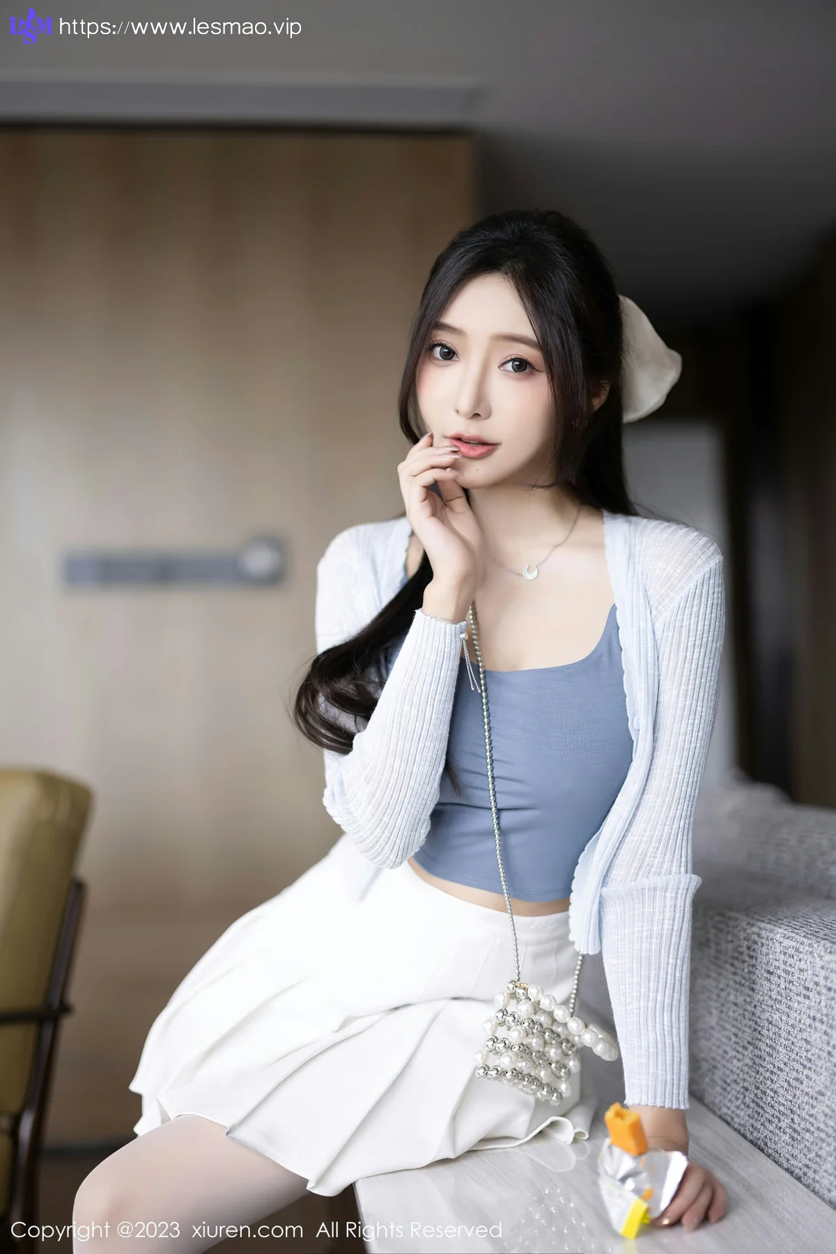 XiuRen 秀人 No.7515  王馨瑶yanni 诱人白色丝袜安吉旅拍11 - 33