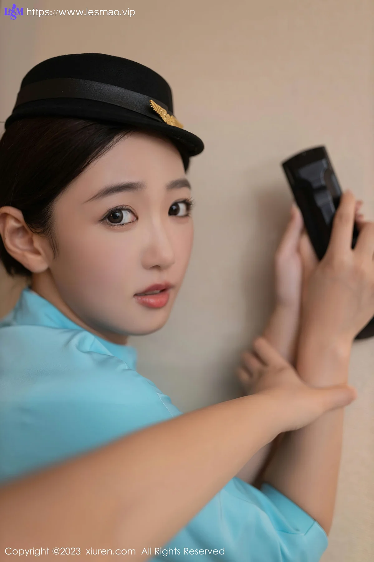 XiuRen 秀人 No.7516  唐安琪 蓝色空姐制服性感写真111 - 13