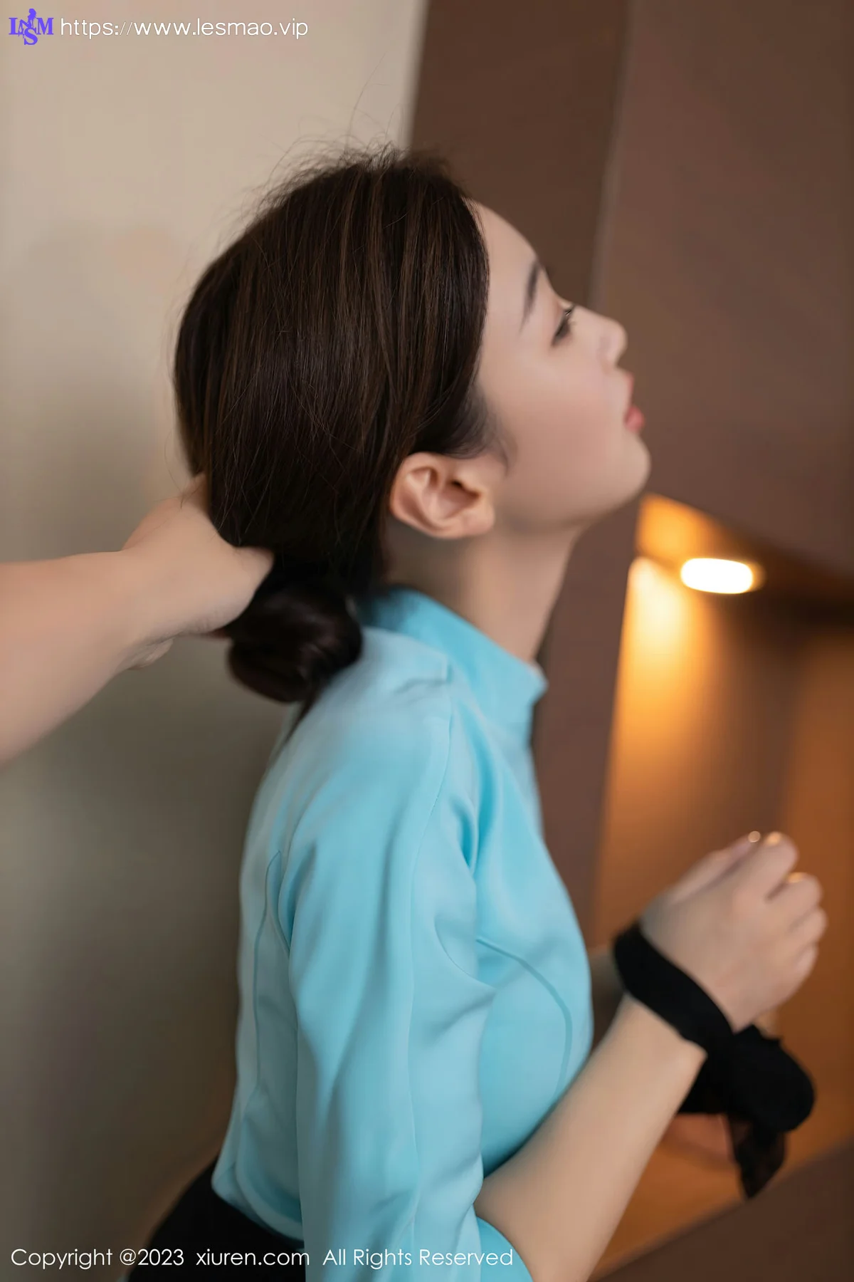 XiuRen 秀人 No.7516  唐安琪 蓝色空姐制服性感写真111 - 16