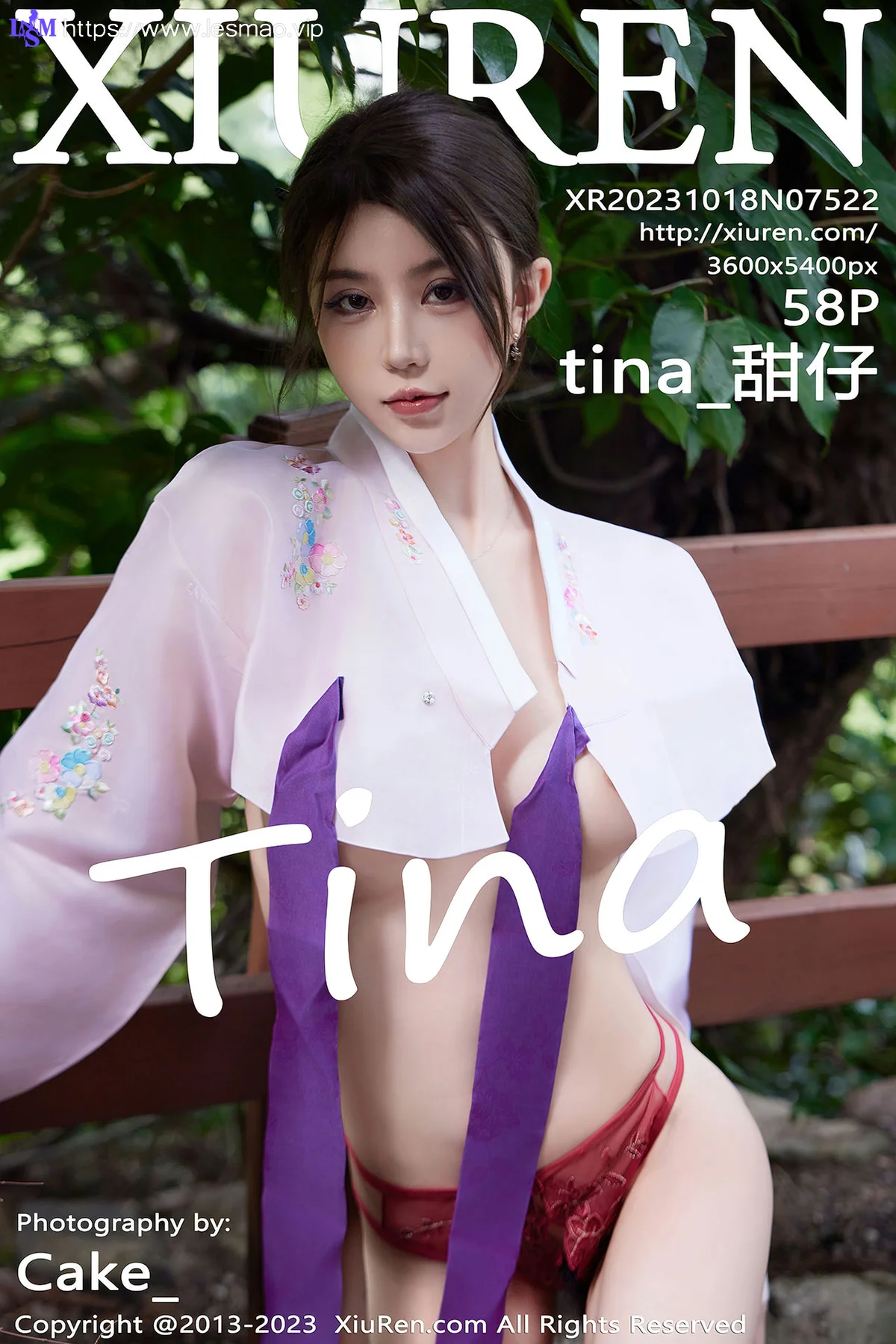 XiuRen 秀人 No.7522  tina_甜仔  红色打长今服饰济州岛旅拍33 - 59
