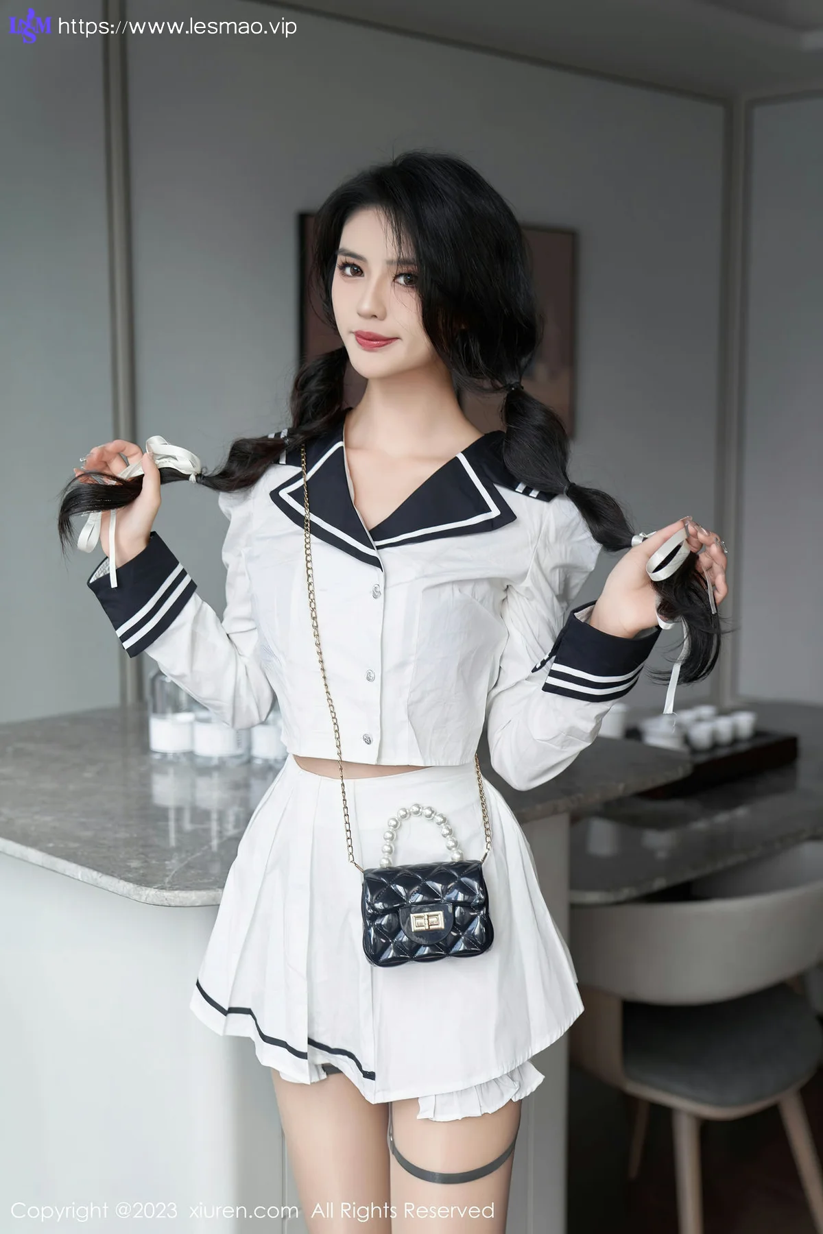 XiuRen 秀人 No.7526  浅浅Danny 紫色蕾丝内衣性感写真3 - 15
