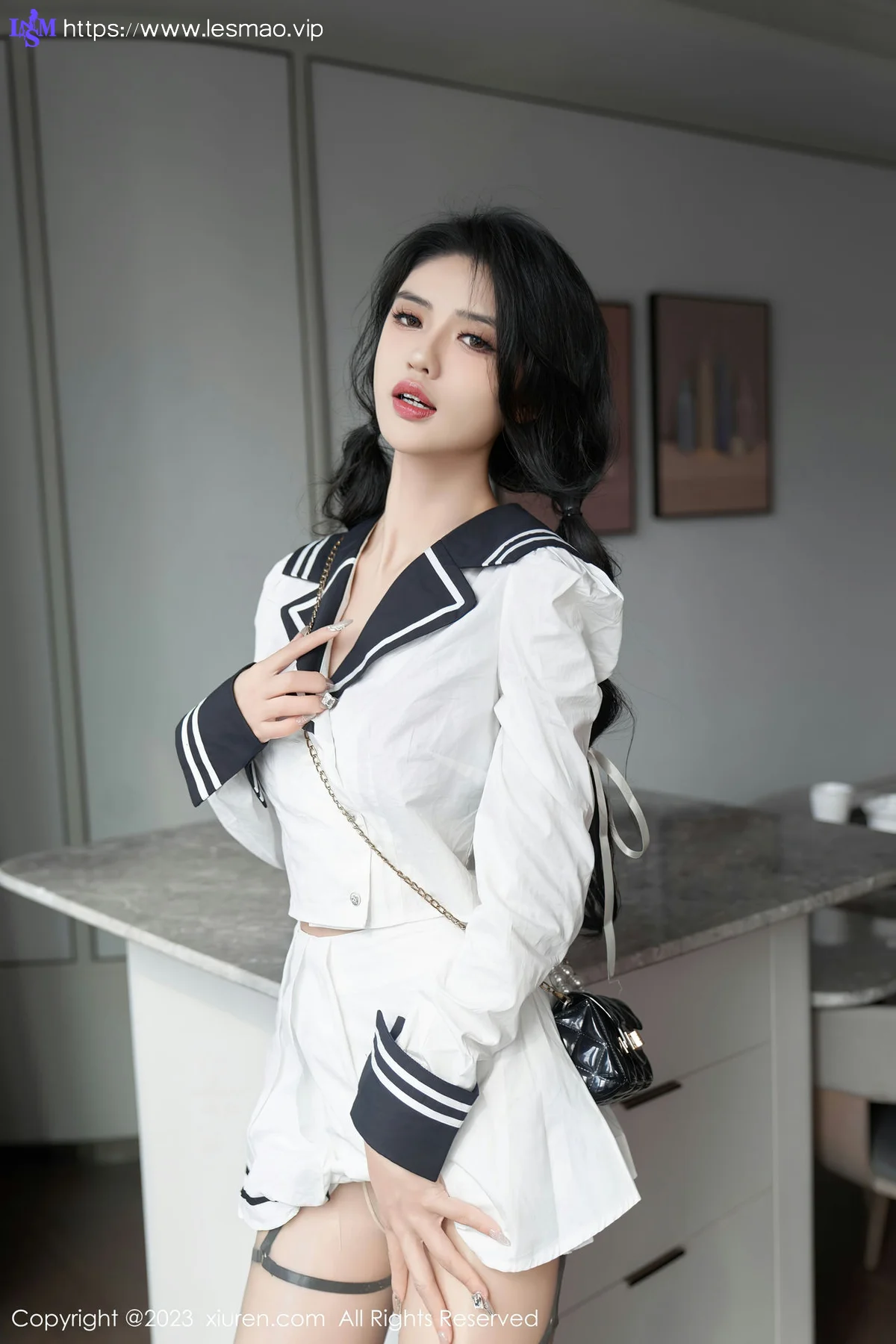 XiuRen 秀人 No.7526  浅浅Danny 紫色蕾丝内衣性感写真3 - 23
