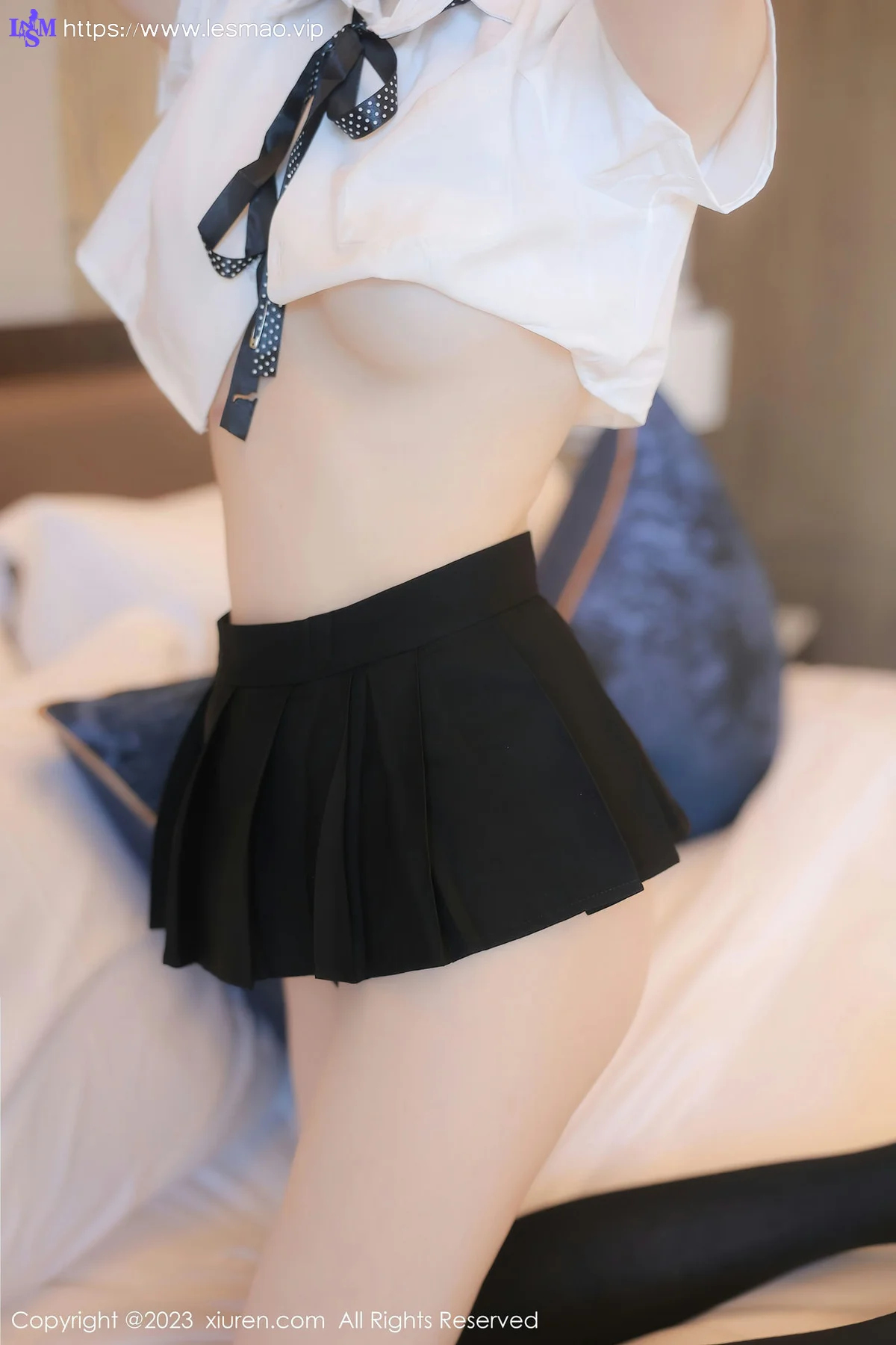 XiuRen 秀人 No.7534  林悠悠 黑色长筒袜性感写真3 - 60