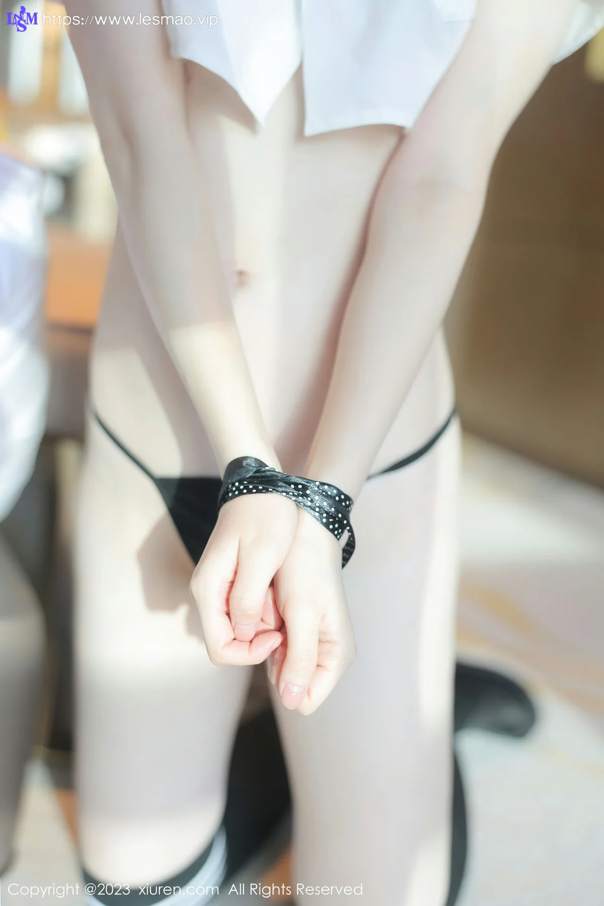 XiuRen 秀人 No.7534  林悠悠 黑色长筒袜性感写真3 - 71