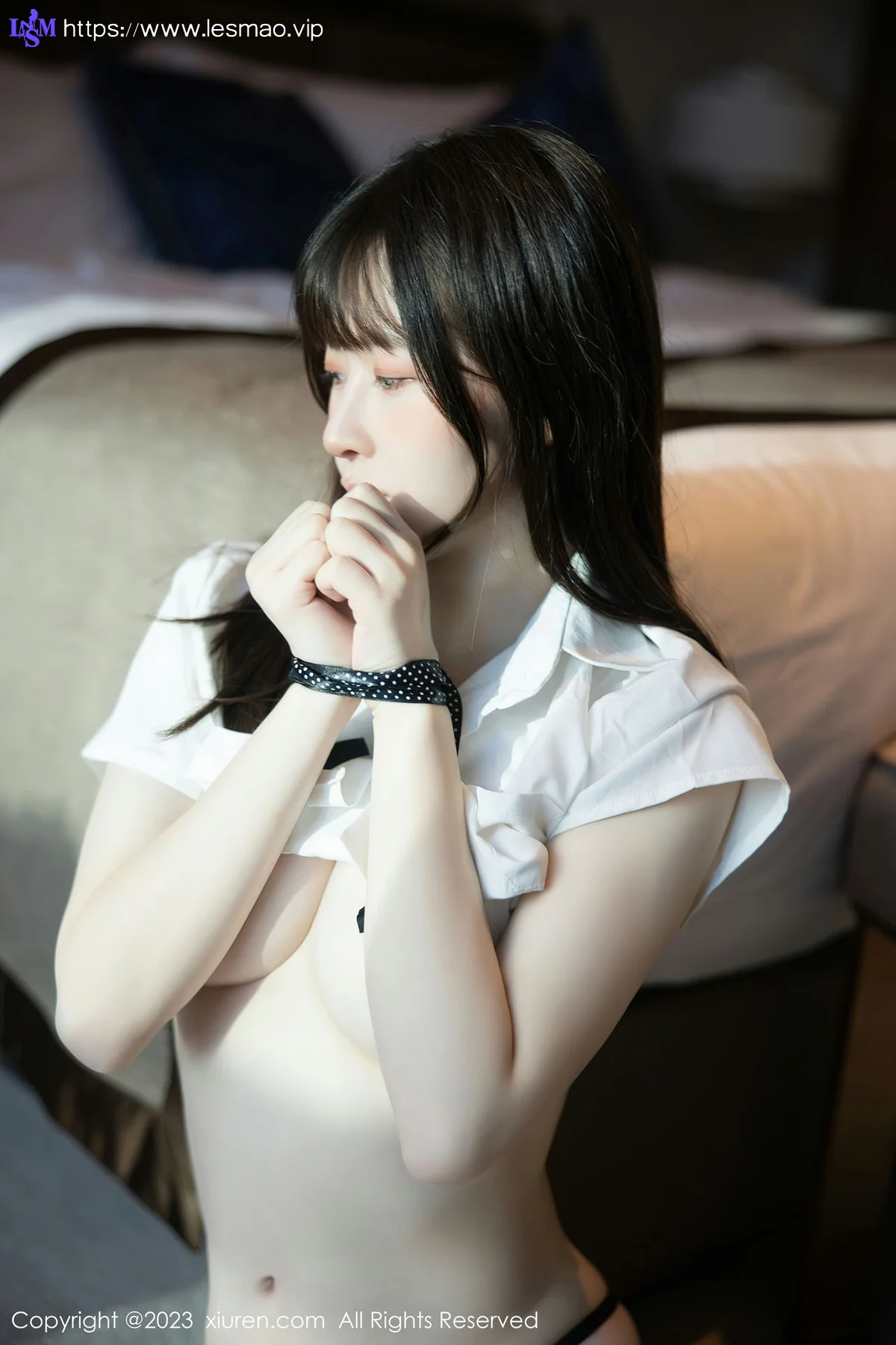 XiuRen 秀人 No.7534  林悠悠 黑色长筒袜性感写真3 - 81