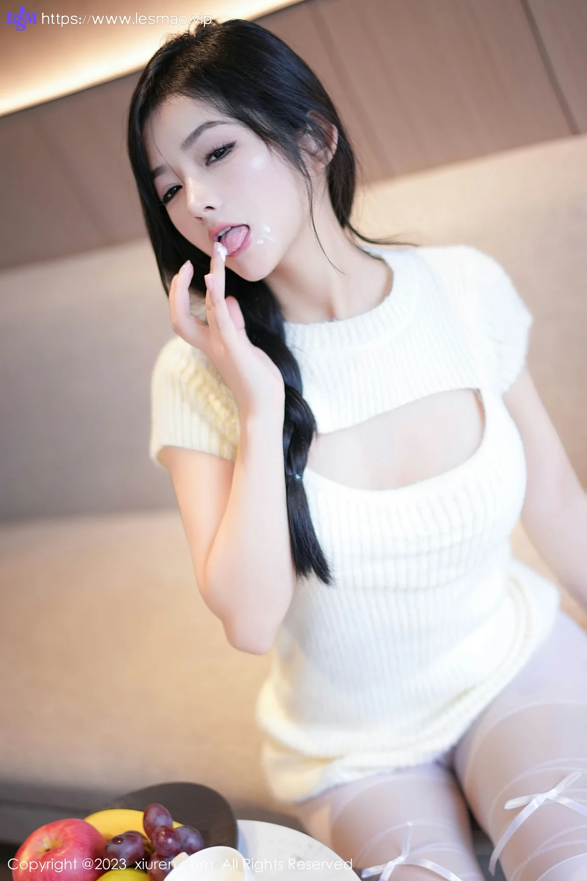 XiuRen 秀人 No.7541  谭小灵 诱人白色丝袜性感写真1 - 19