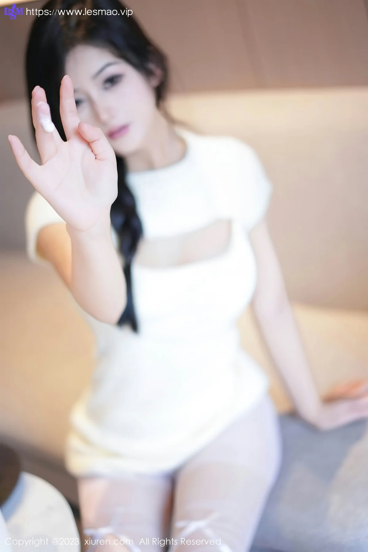 XiuRen 秀人 No.7541  谭小灵 诱人白色丝袜性感写真1 - 21