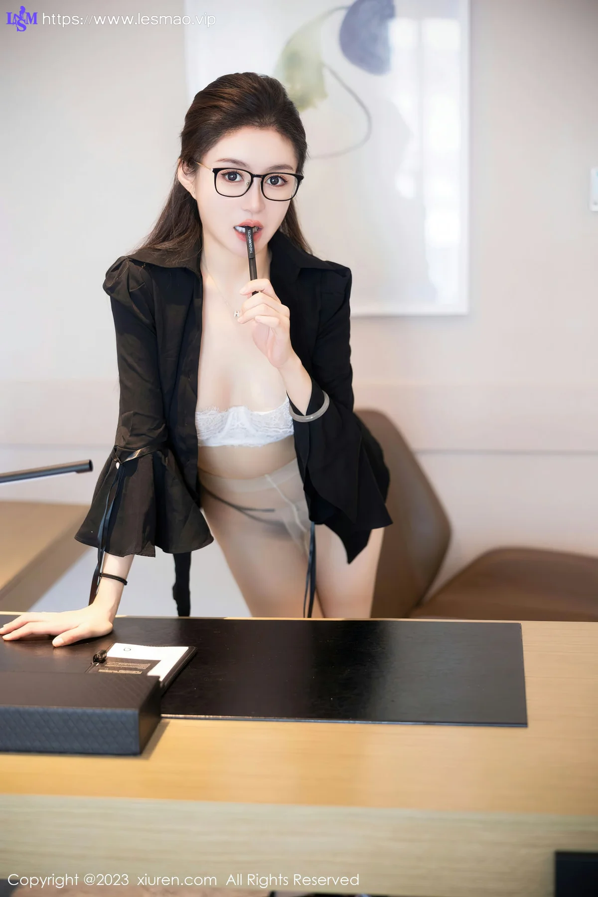 XiuRen 秀人 No.7549 唐宁宁 白色蕾丝内衣性感写真33 - 27