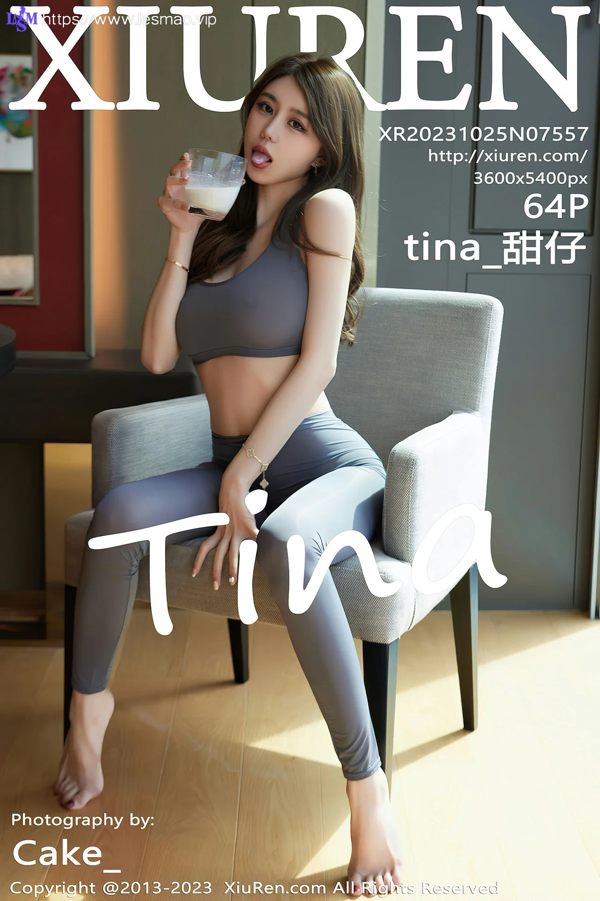 XiuRen 秀人 No.7557 tina_甜仔 灰色瑜伽服饰济州岛旅拍11 - 65