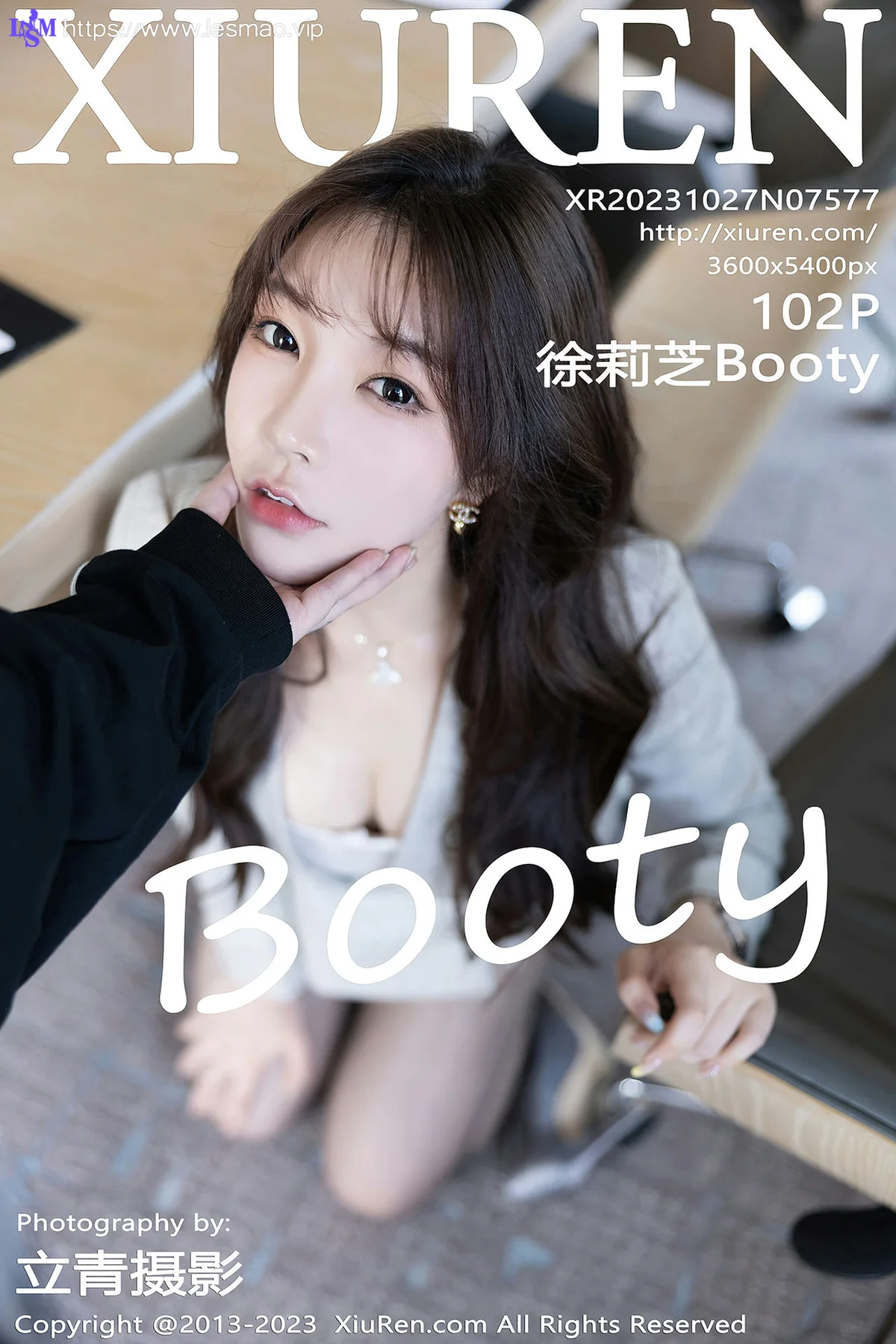 XiuRen 秀人 No.7577 徐莉芝Booty 黑色职员Ol性感写真 - 103