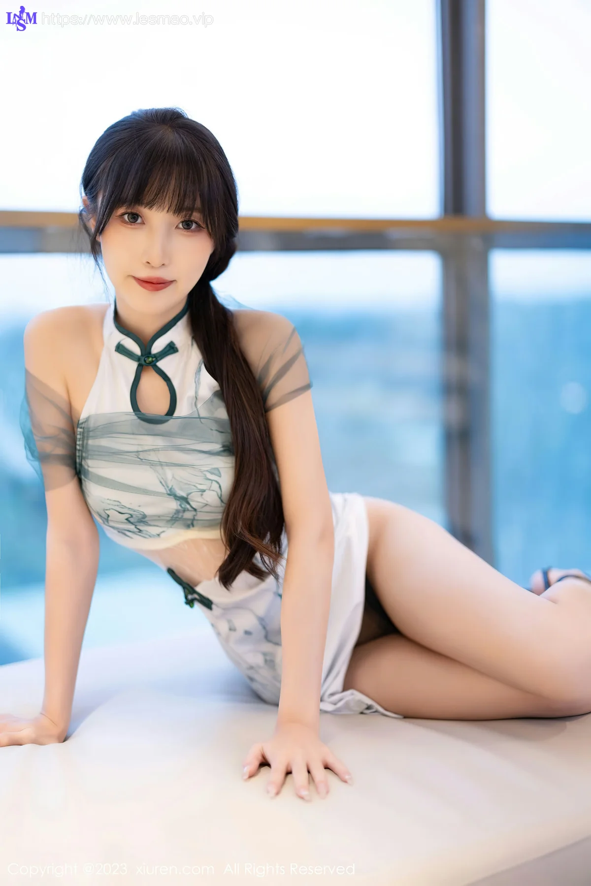 XiuRen 秀人 No.7605  林星阑 图案旗袍性感写真1 - 16